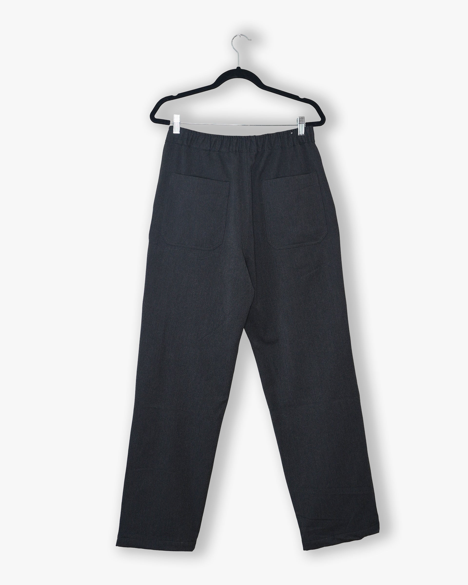 [#159] : Straight Trousers – Dark Grey – L