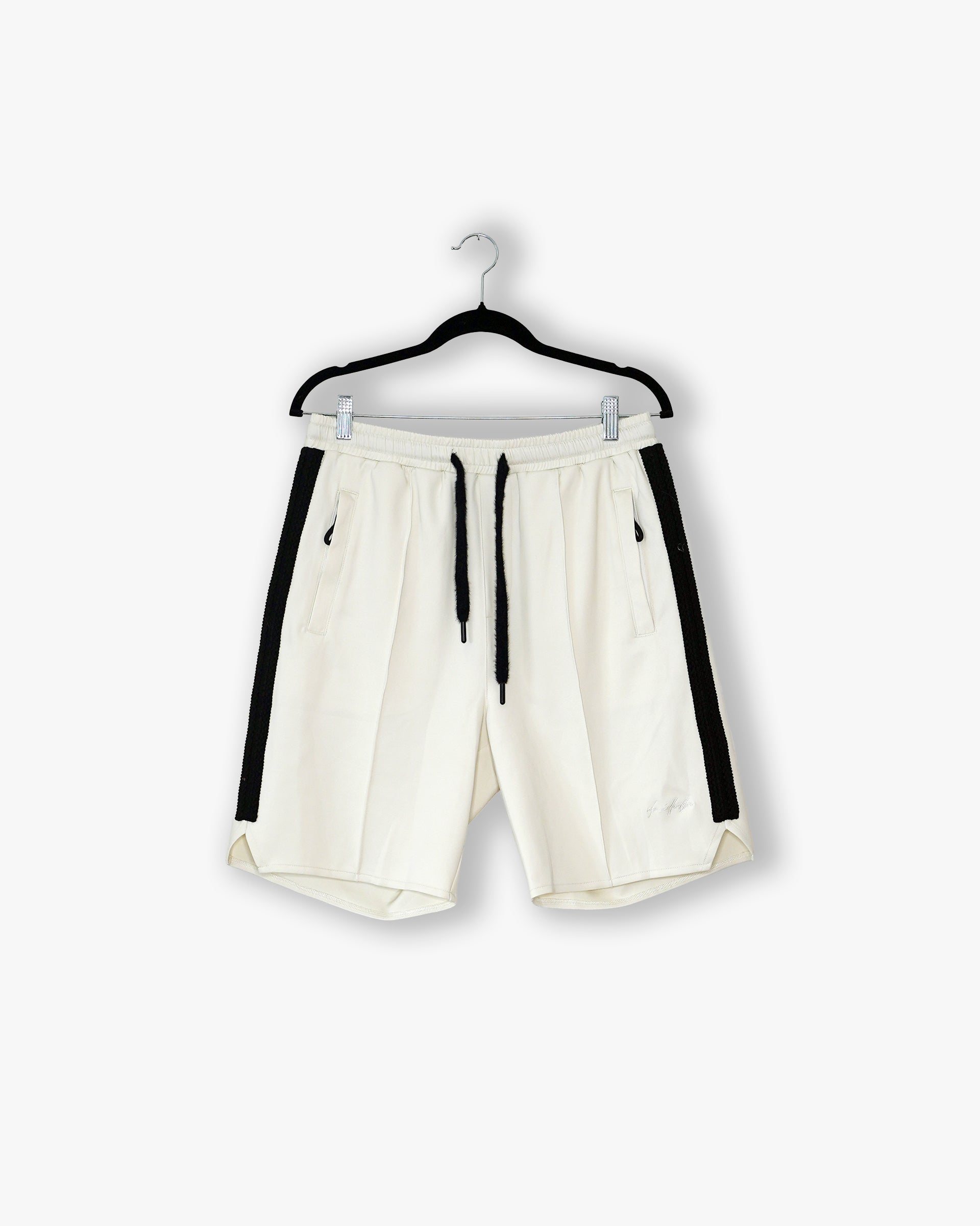 [#164] : Track Shorts – White – M