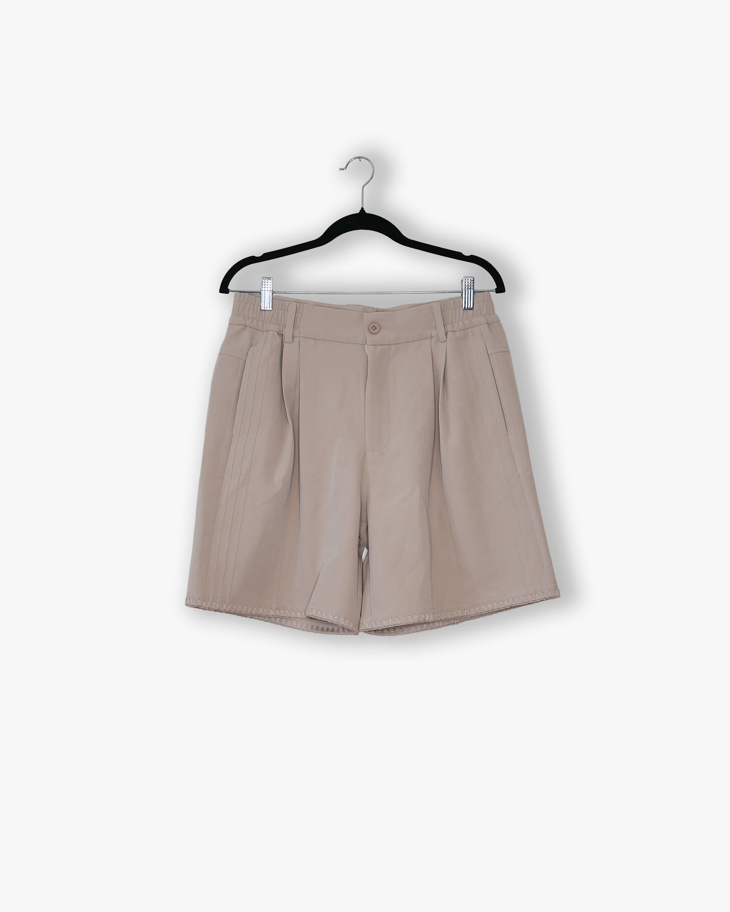 [#168] : Trouser Shorts – Tan – M