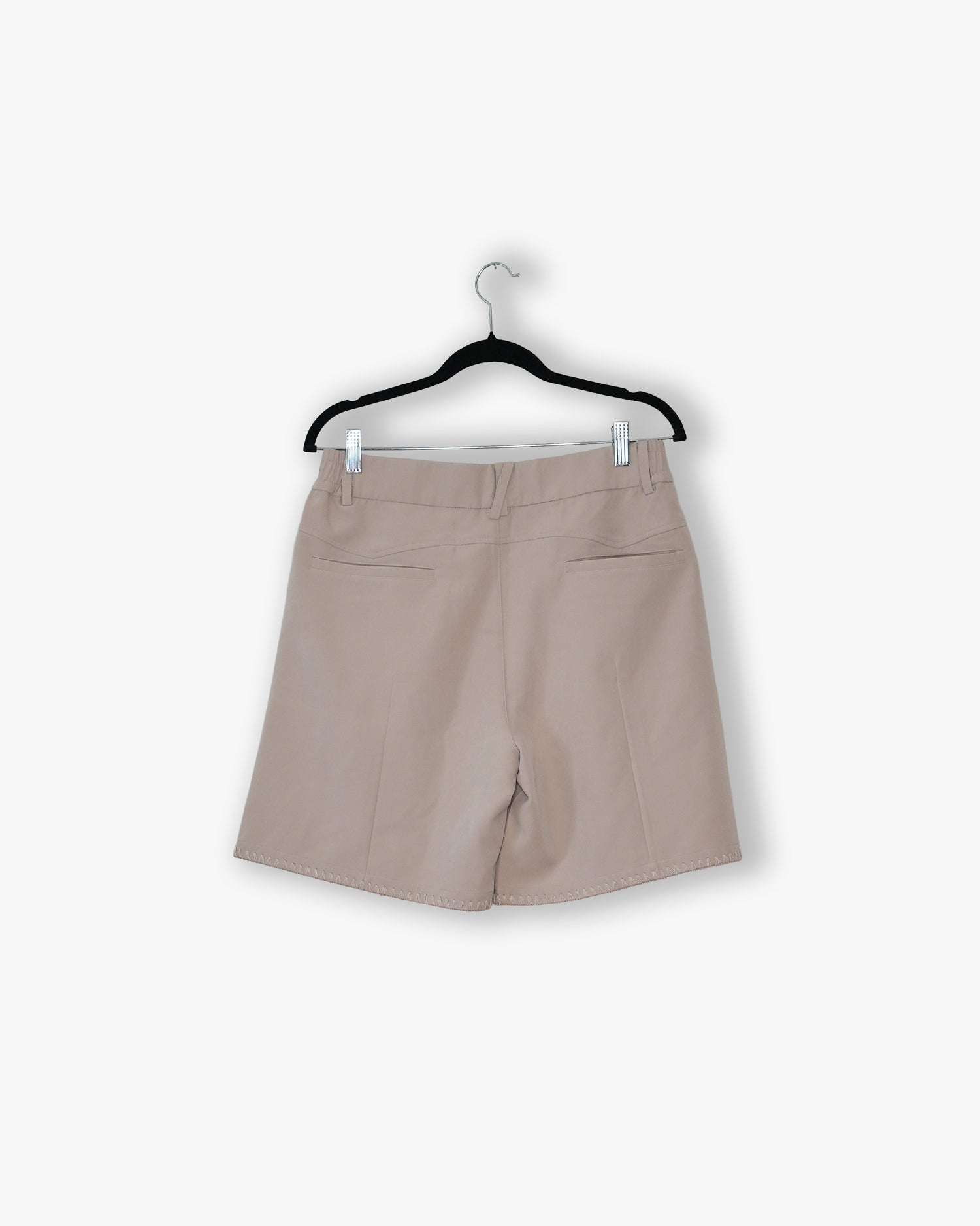 [#168] : Trouser Shorts – Tan – M
