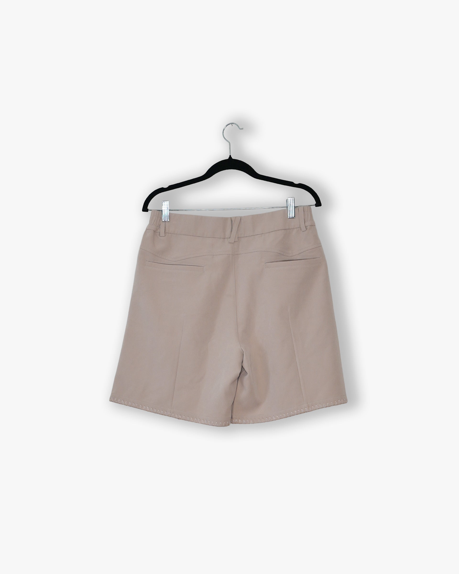 [#168] : Trouser Shorts – Tan – M