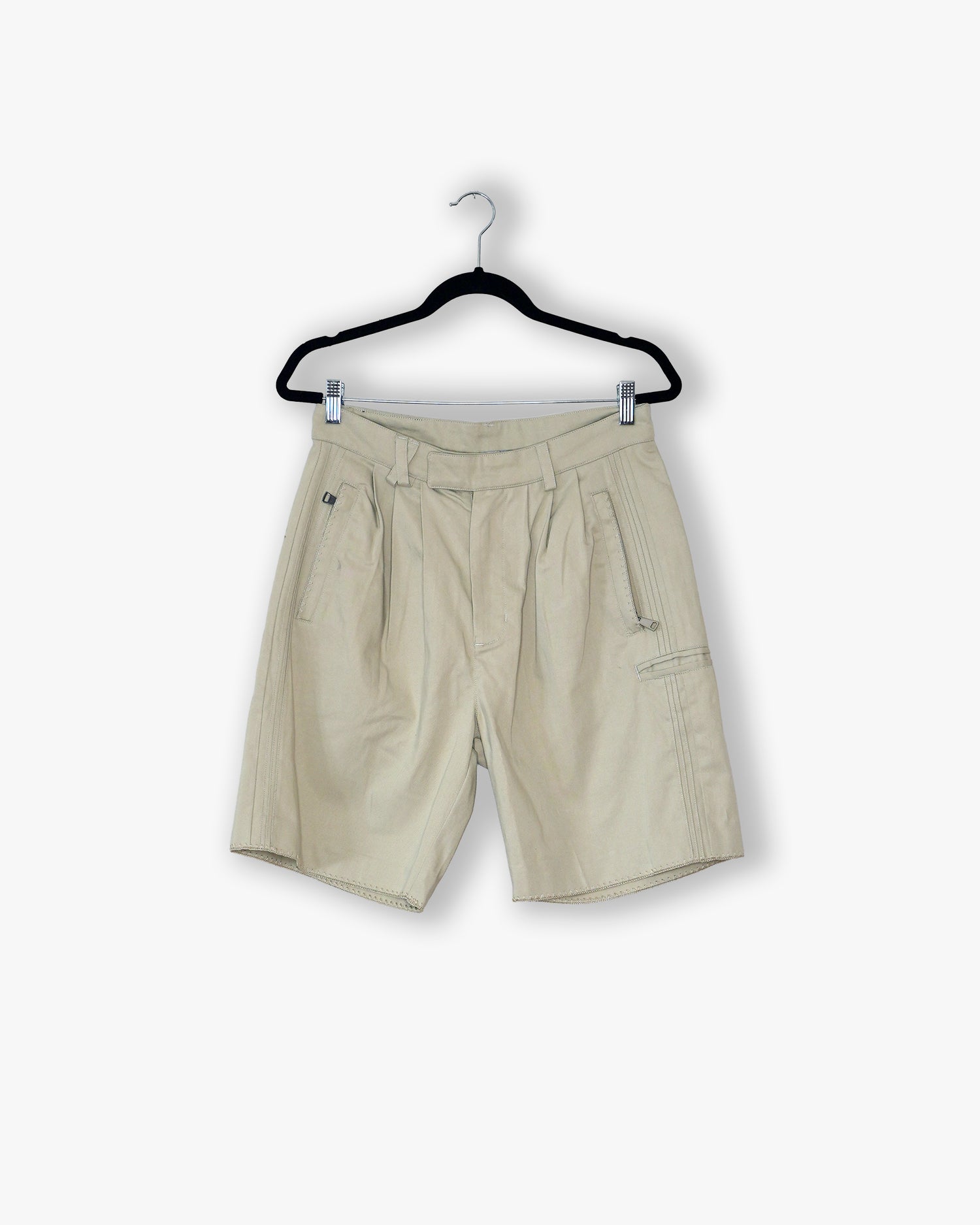 [#169] : Trouser Shorts – Khaki – M
