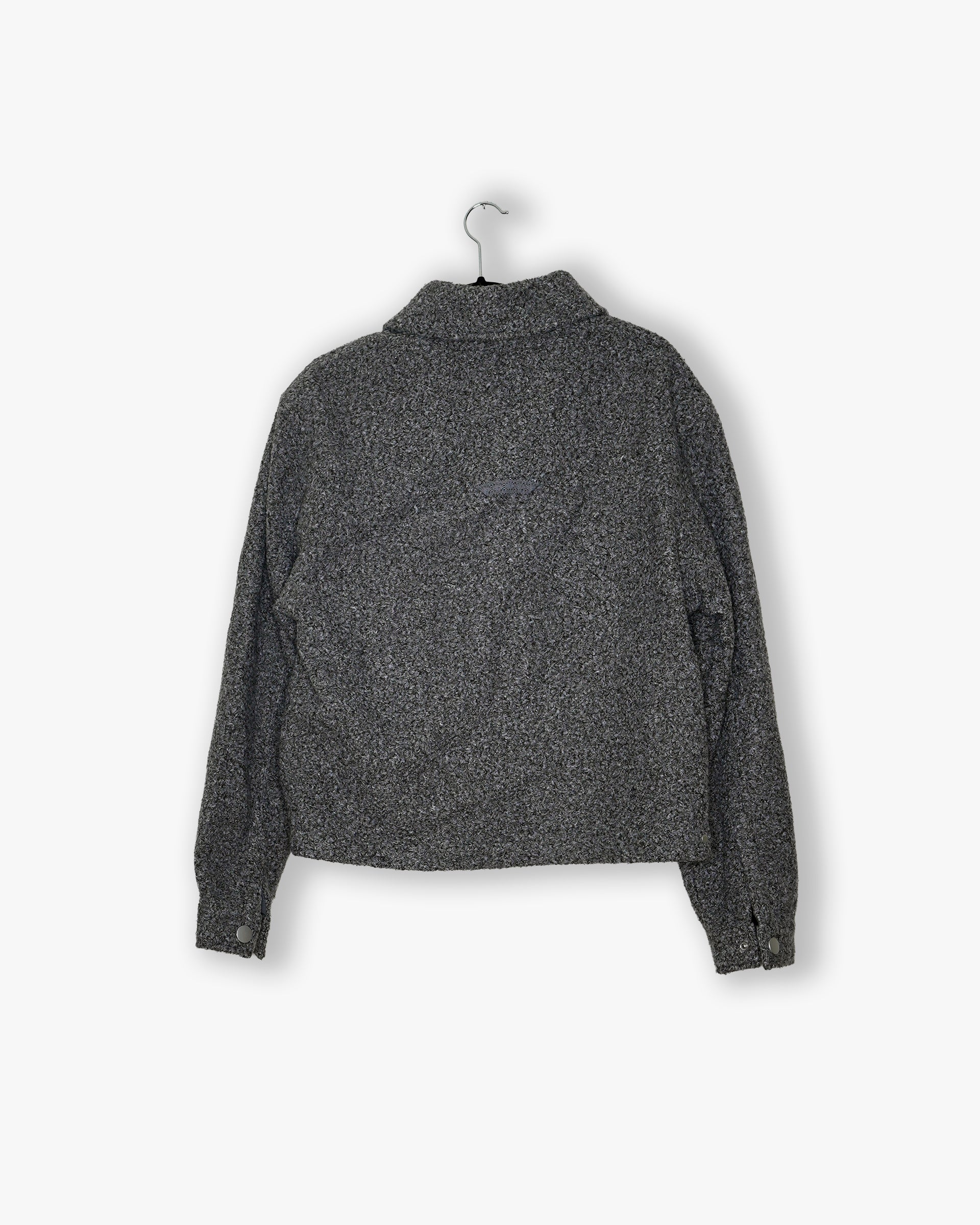 [#180] : Wool Overshirt - Grey - M