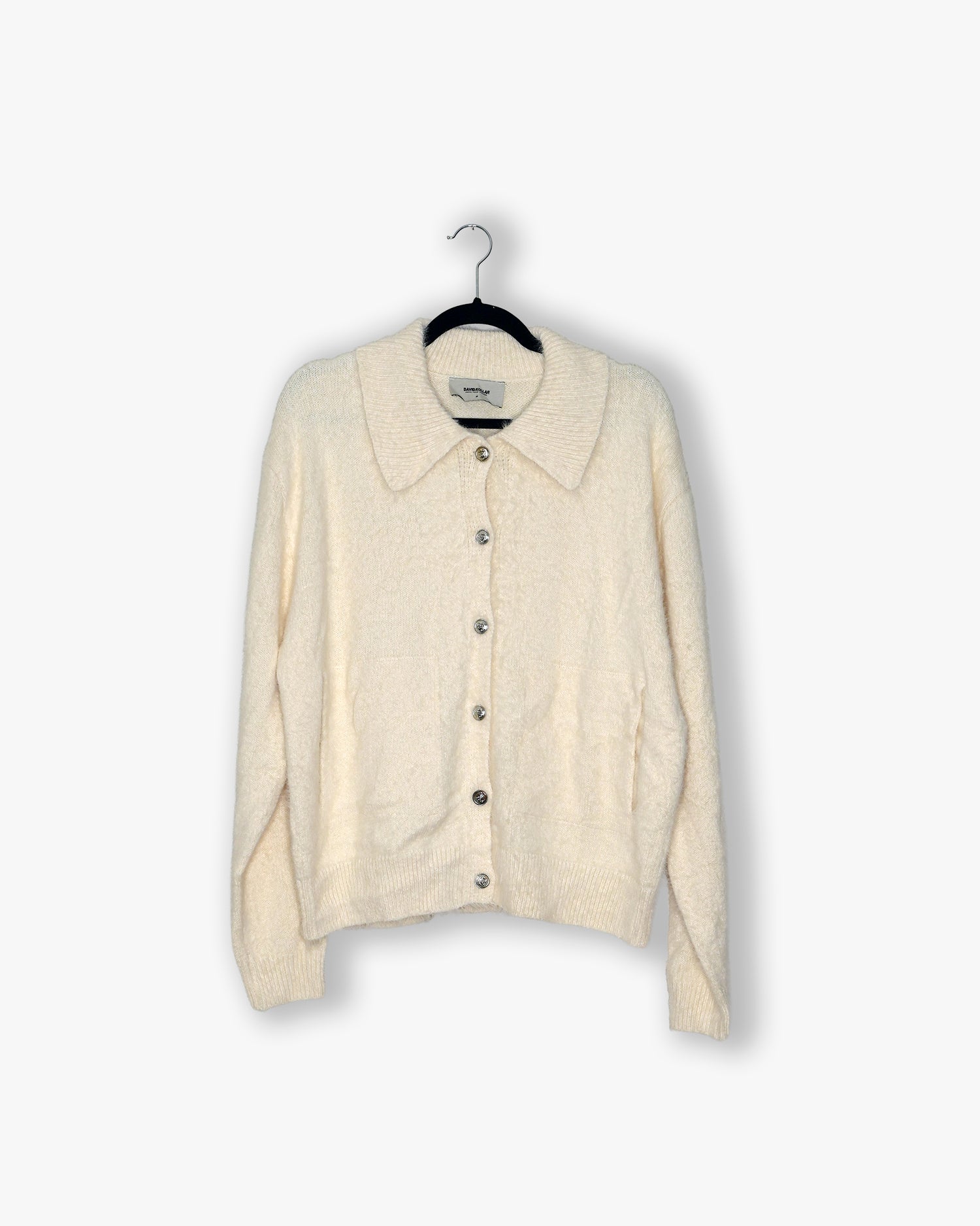 [#183] : Knit Cardigan - Off White - M