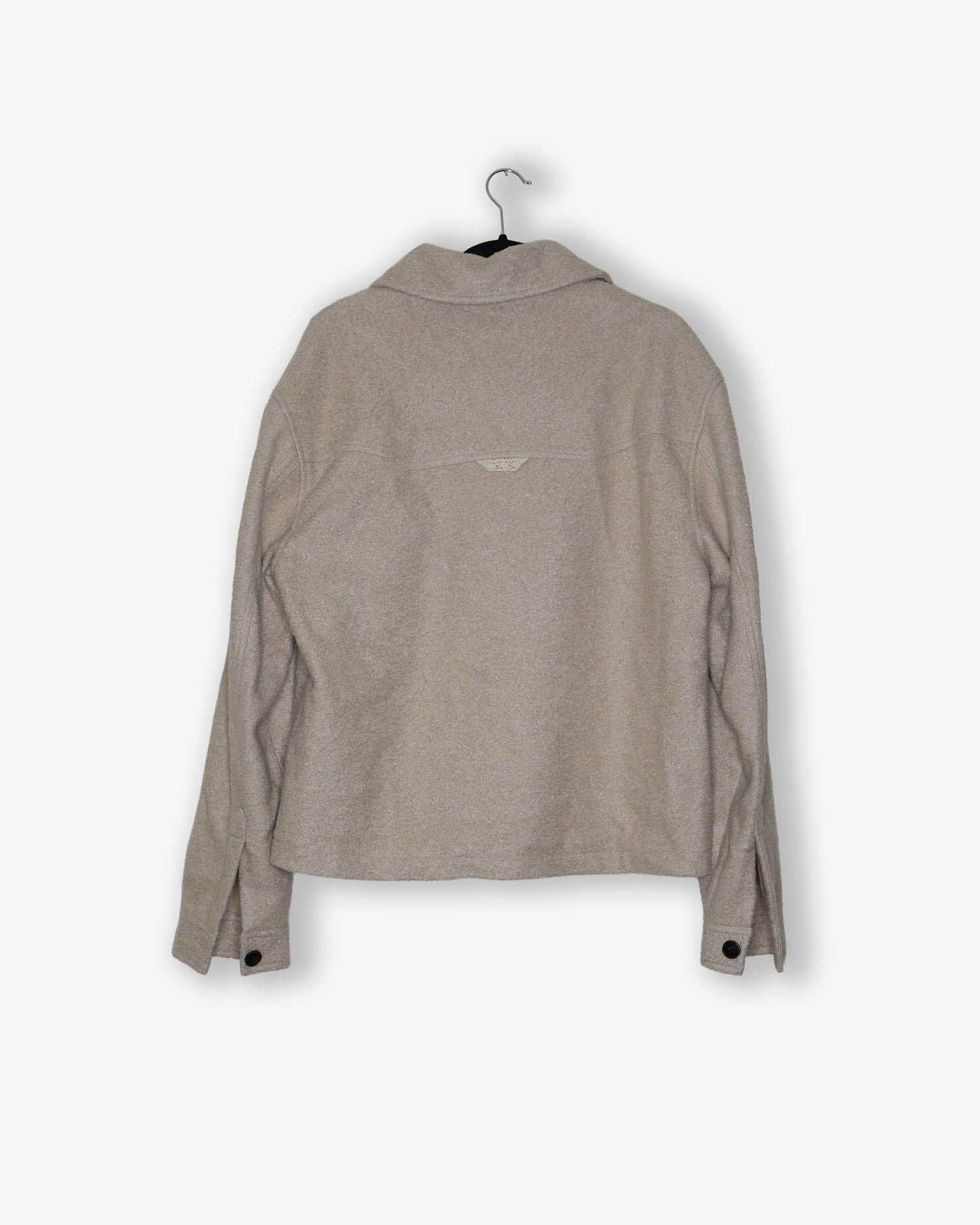 [#190] : Wool Overshirt - Off White - L