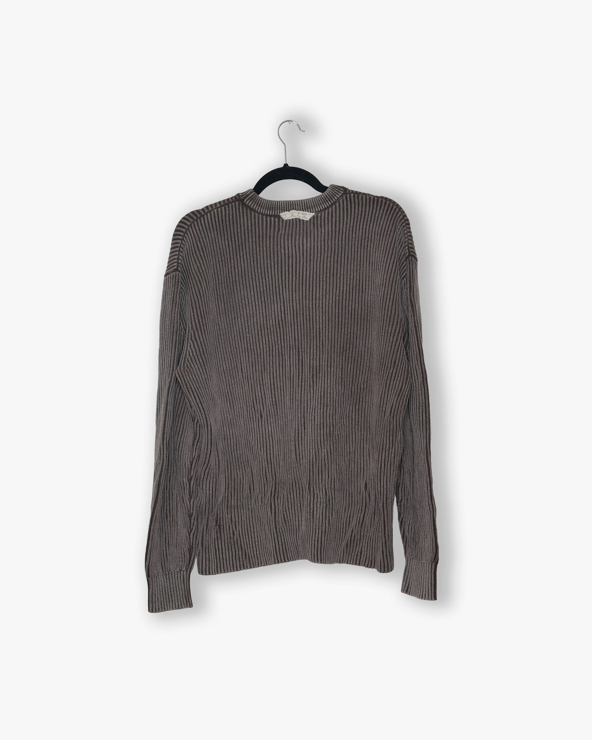 [#191] : Knit Sweater - Vintage Brown - L