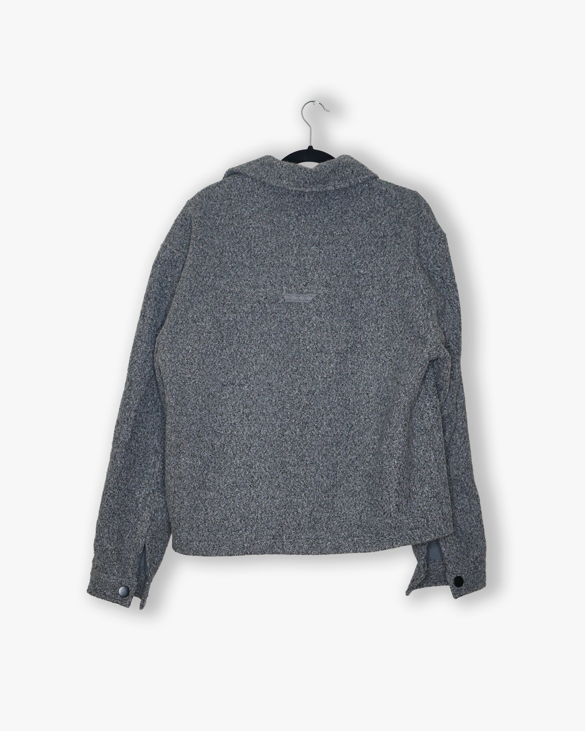 [#194] : Wool Overshirt - Grey - L