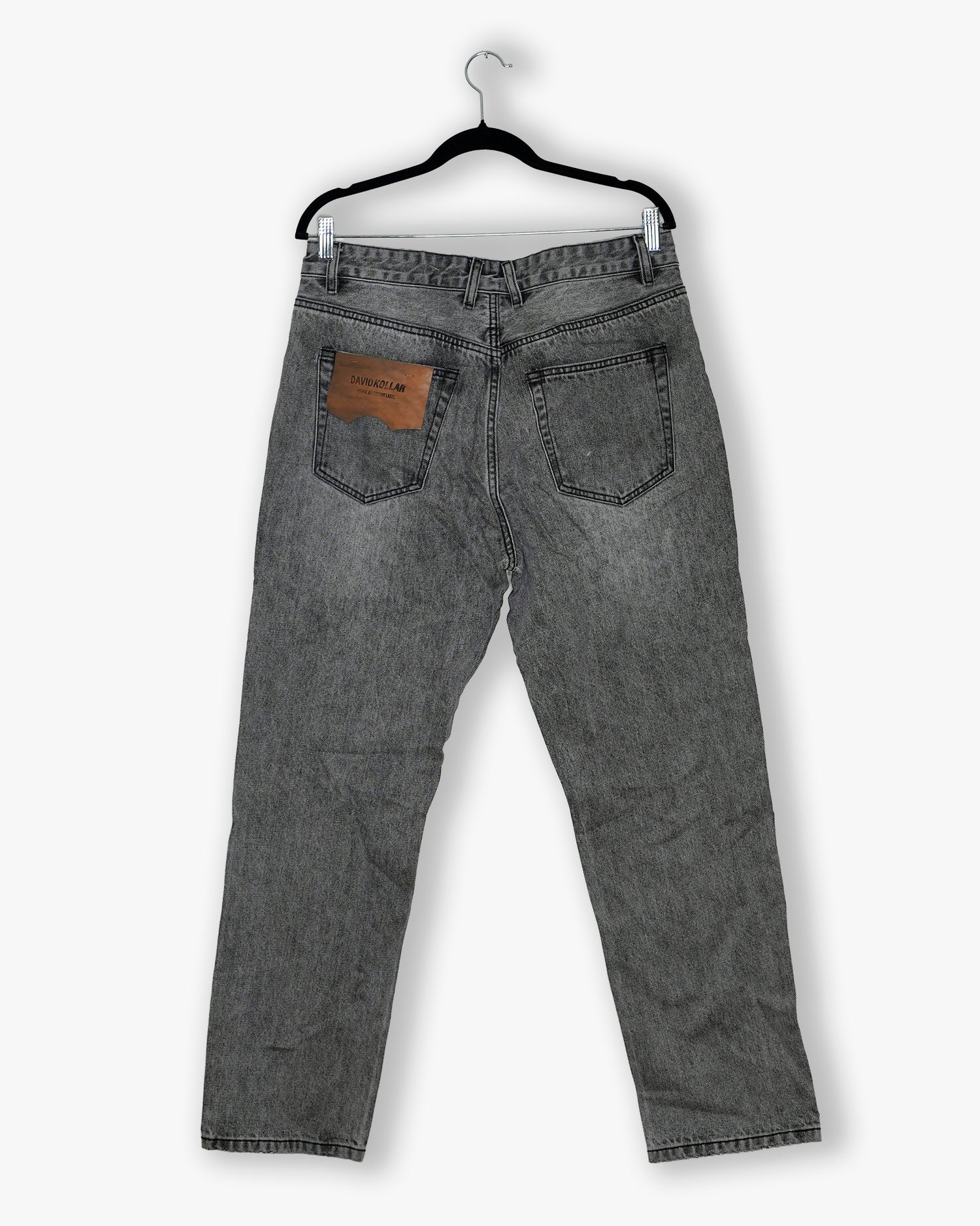 [#207] : Straight Fit Denim - Whisker Grey - 32