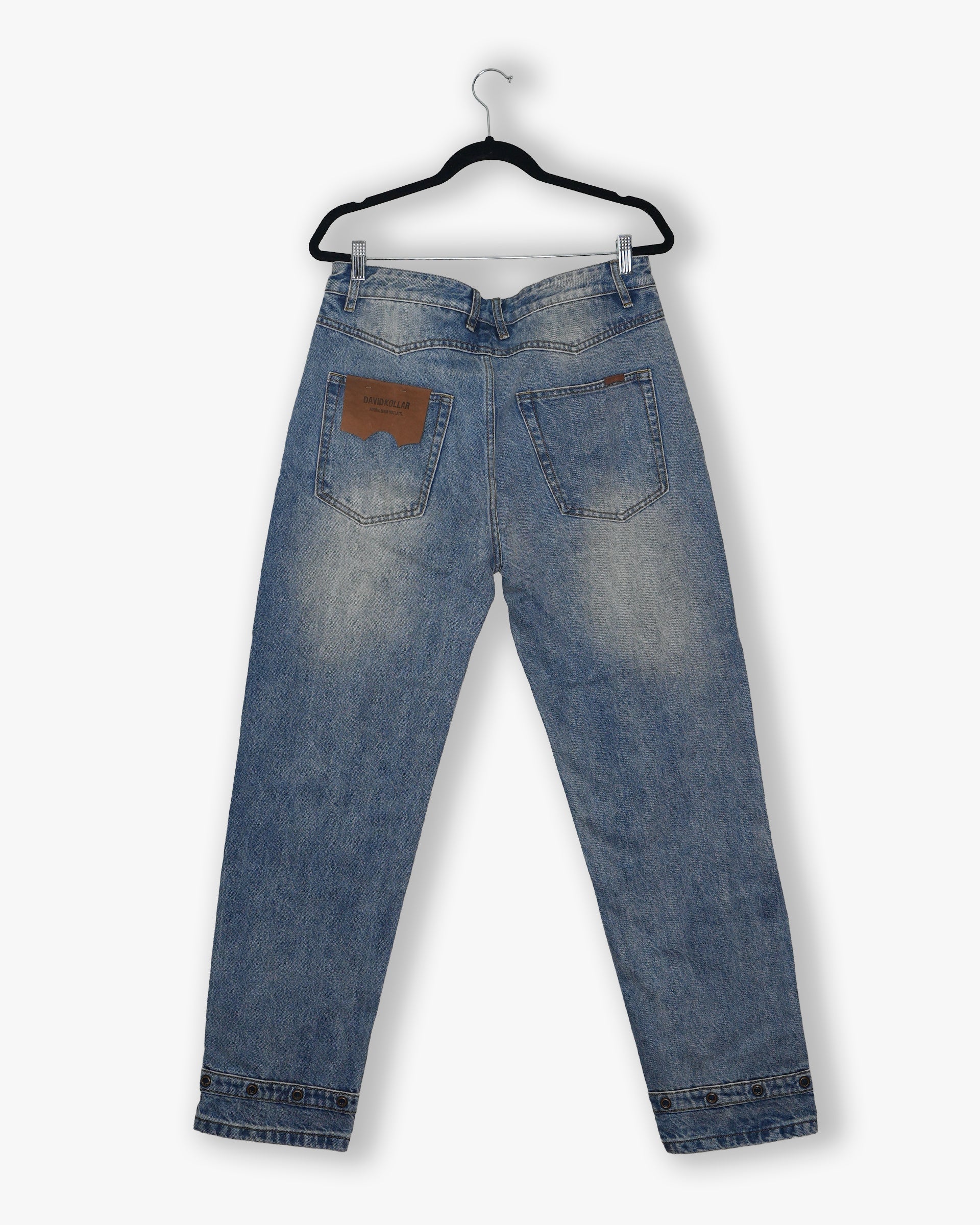 [#209] : Straight Fit Denim - Whisker Blue - 32