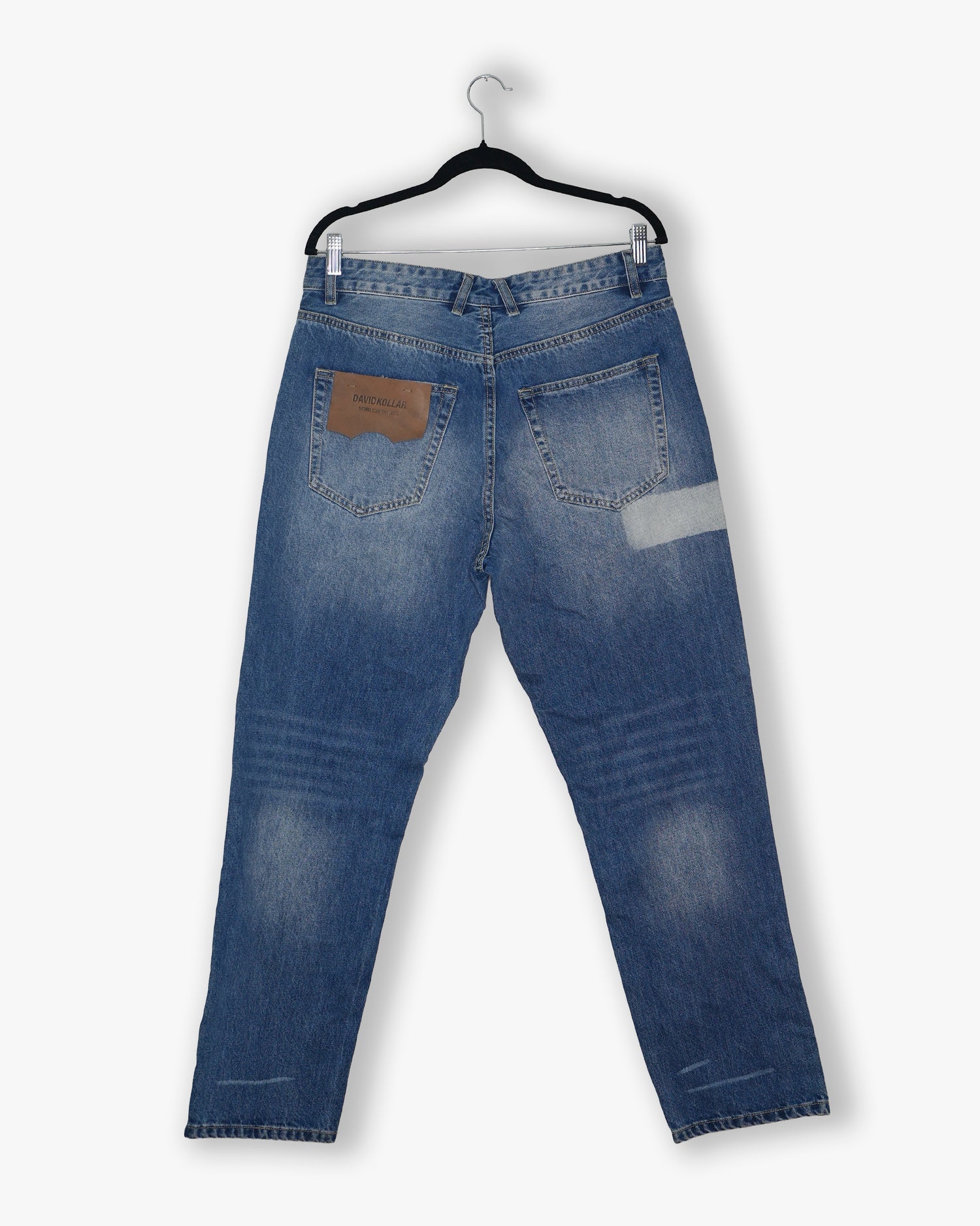 [#215] : Straight Fit Denim - Whisker Blue - 32