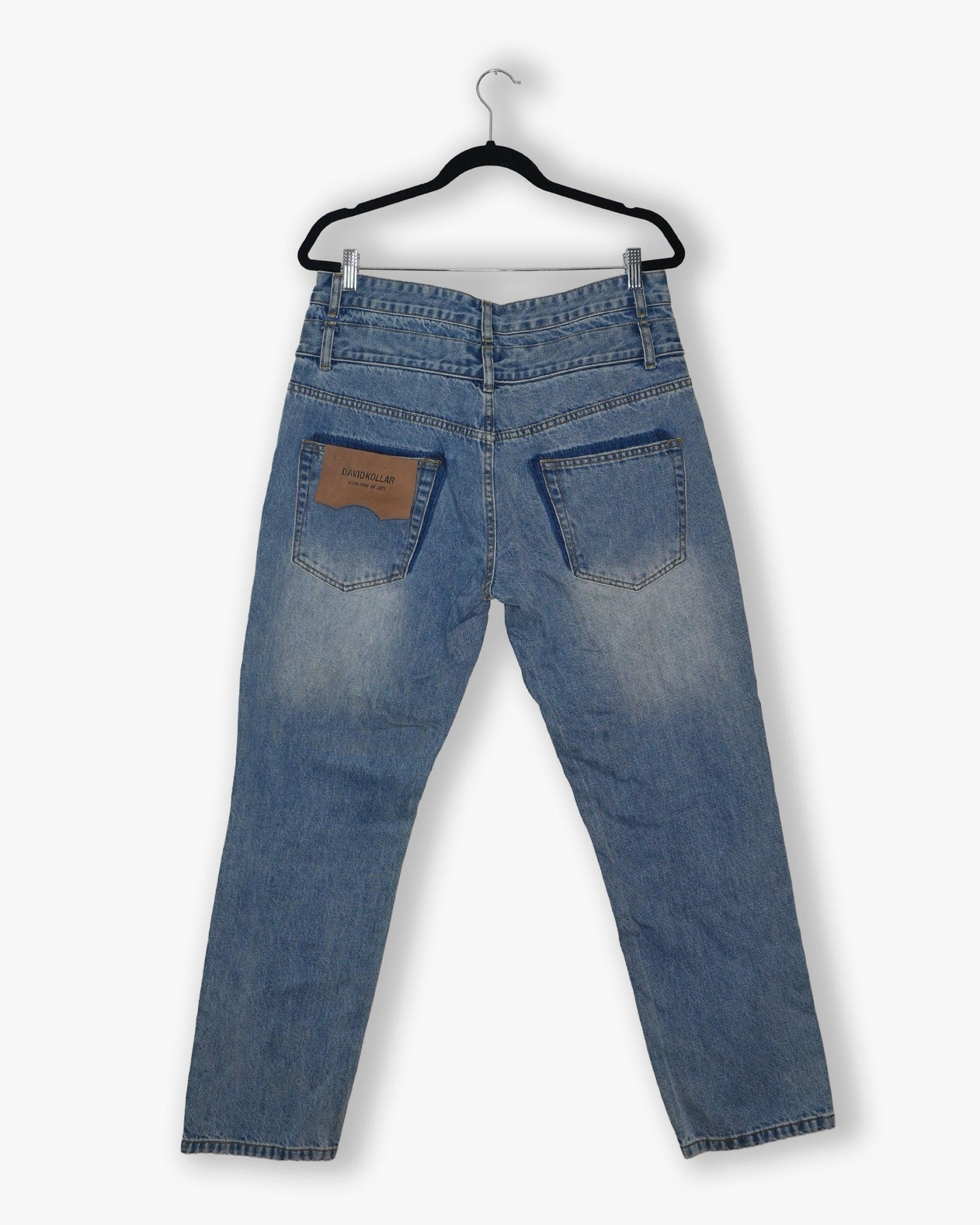 [216] : Slim Fit Denim - Whisker Classic Blue - 32 - BDK