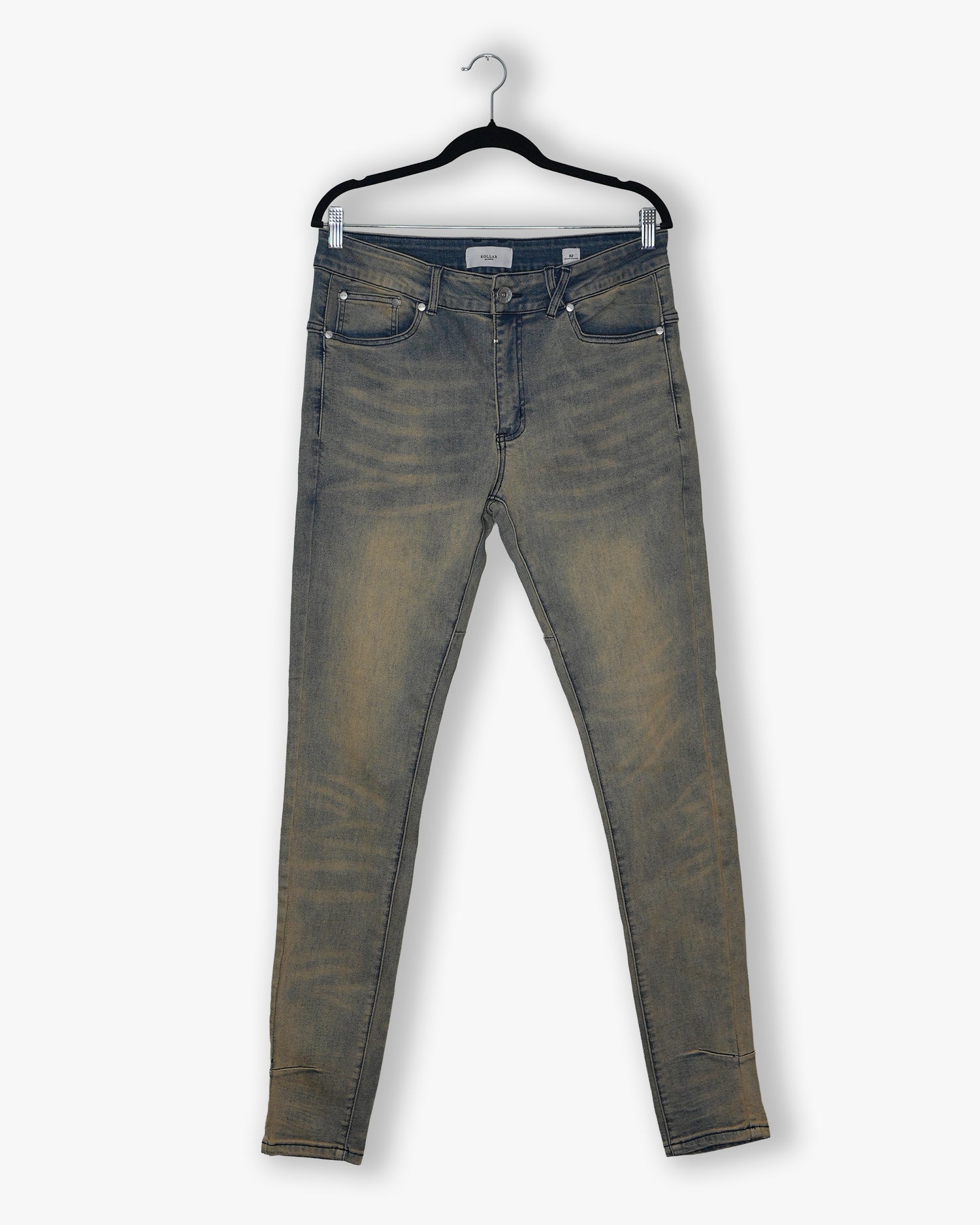 [#219] : Skinny Fit Denim - Sand Blue - 32