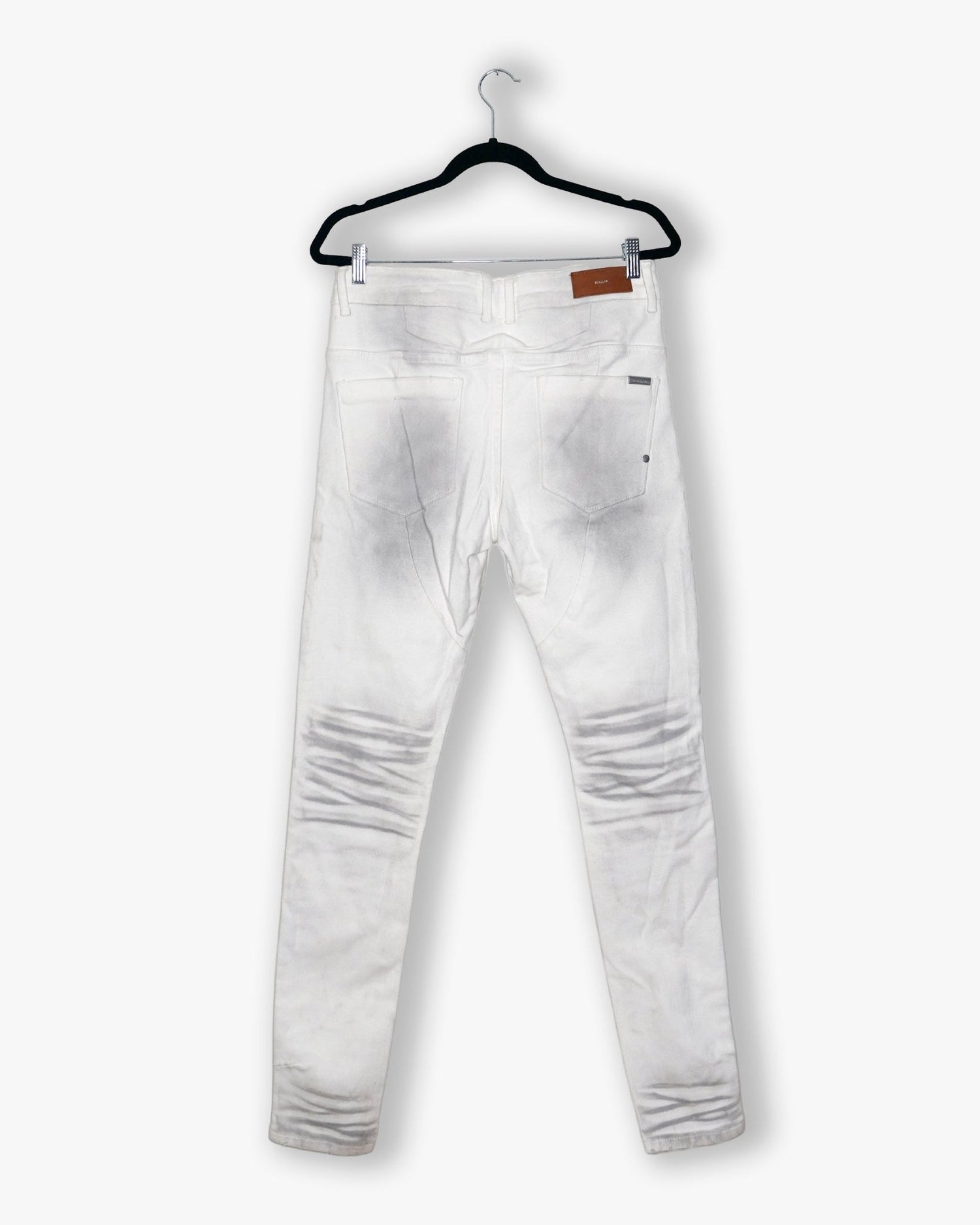 [220] : Skinny Fit Denim - White/Grey - 32 - BDK