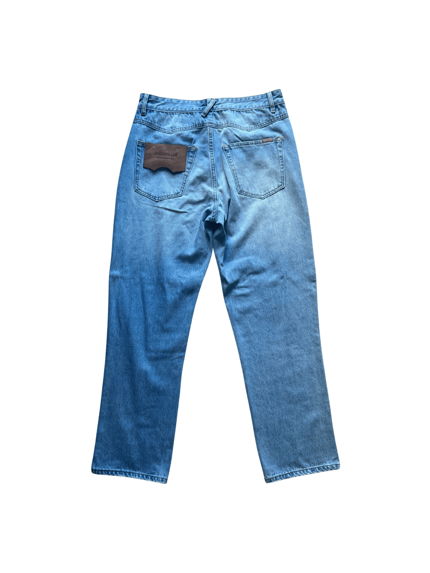 [253] Straight Fit Denim – Washed Blue – 32 - BDK
