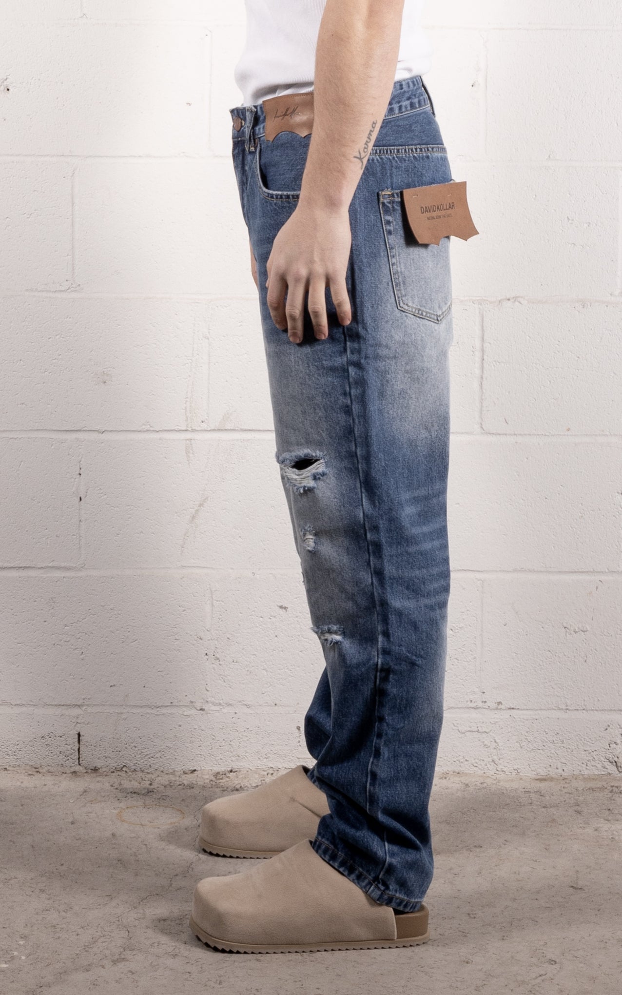 [255] : Silm Fit Denim - Whisker Deep Blue - 32 - BDK