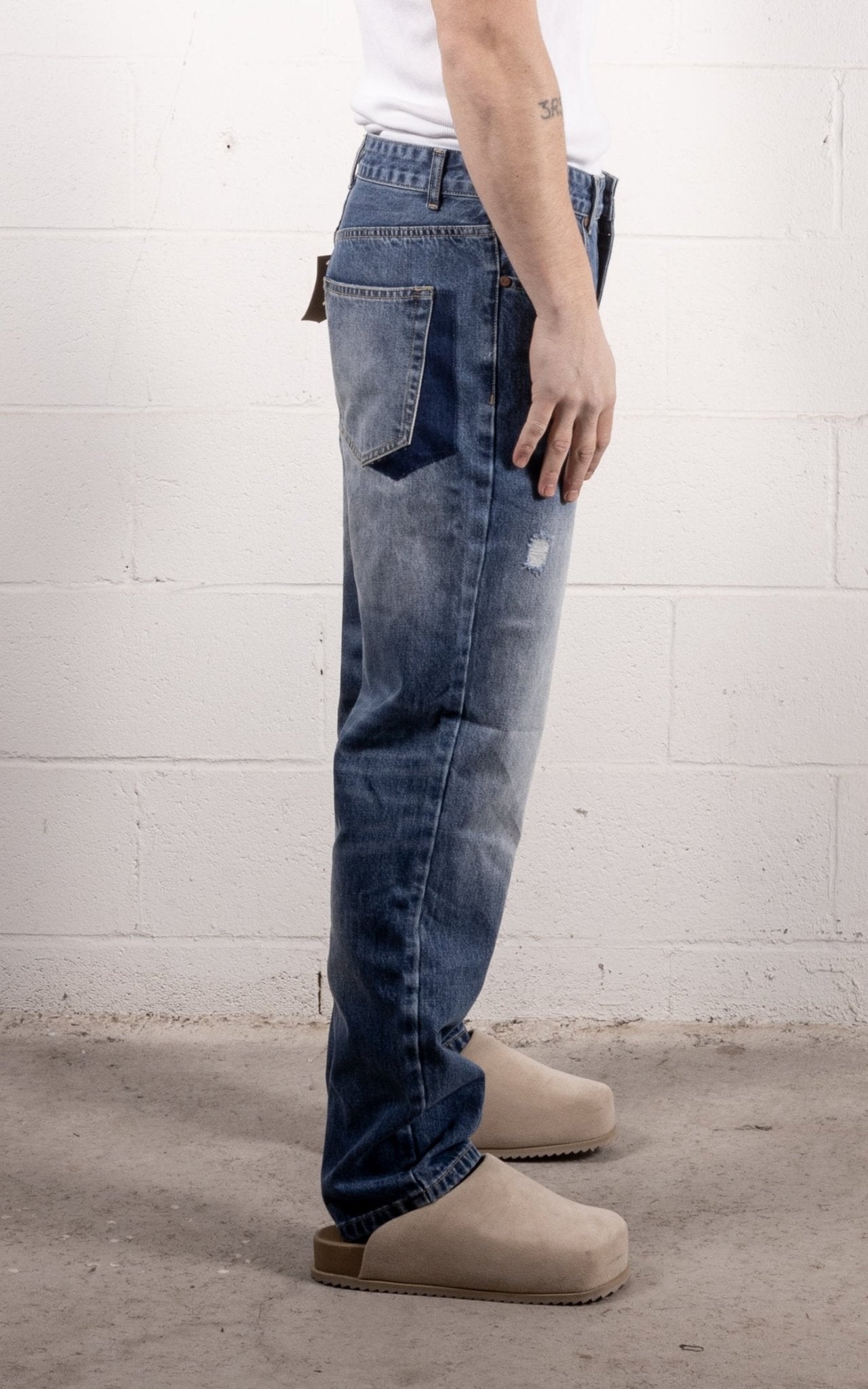 [255] : Silm Fit Denim - Whisker Deep Blue - 32 - BDK