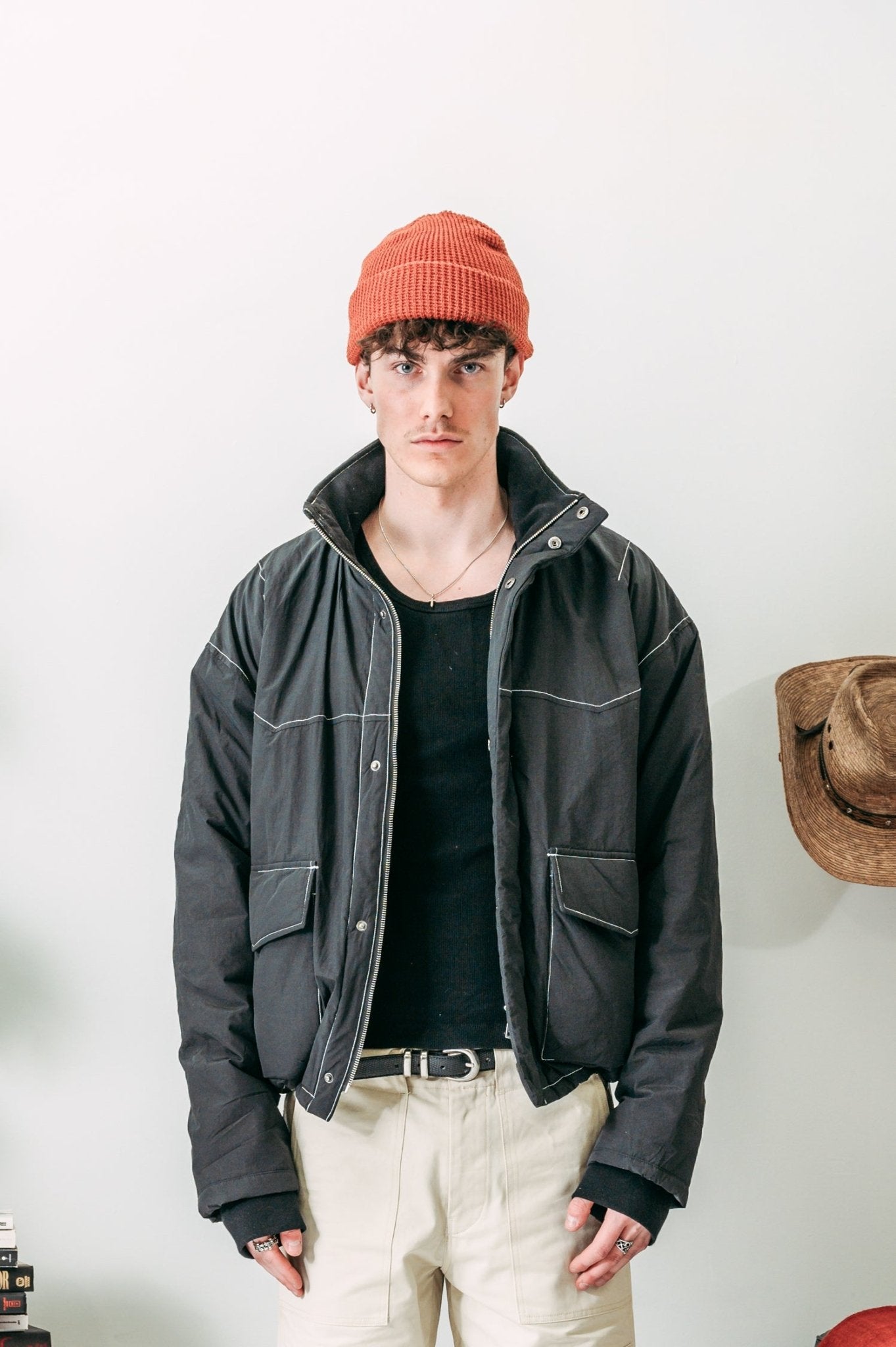 [271] : Cowboy Puffer Jacket – Vintage Black – L - BDK