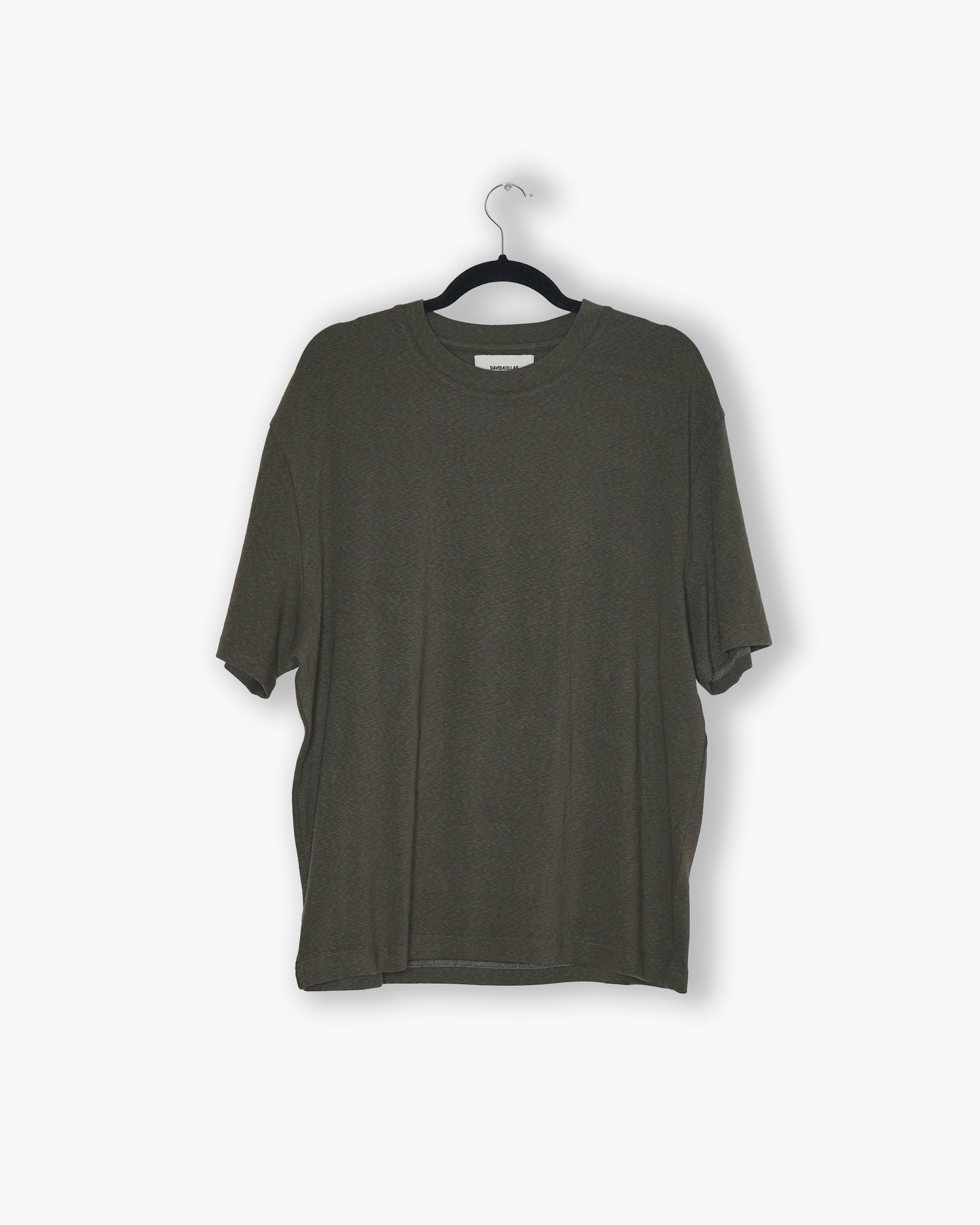 [#60] : Cropped Fitted T-Shirt – Dark Grey – L