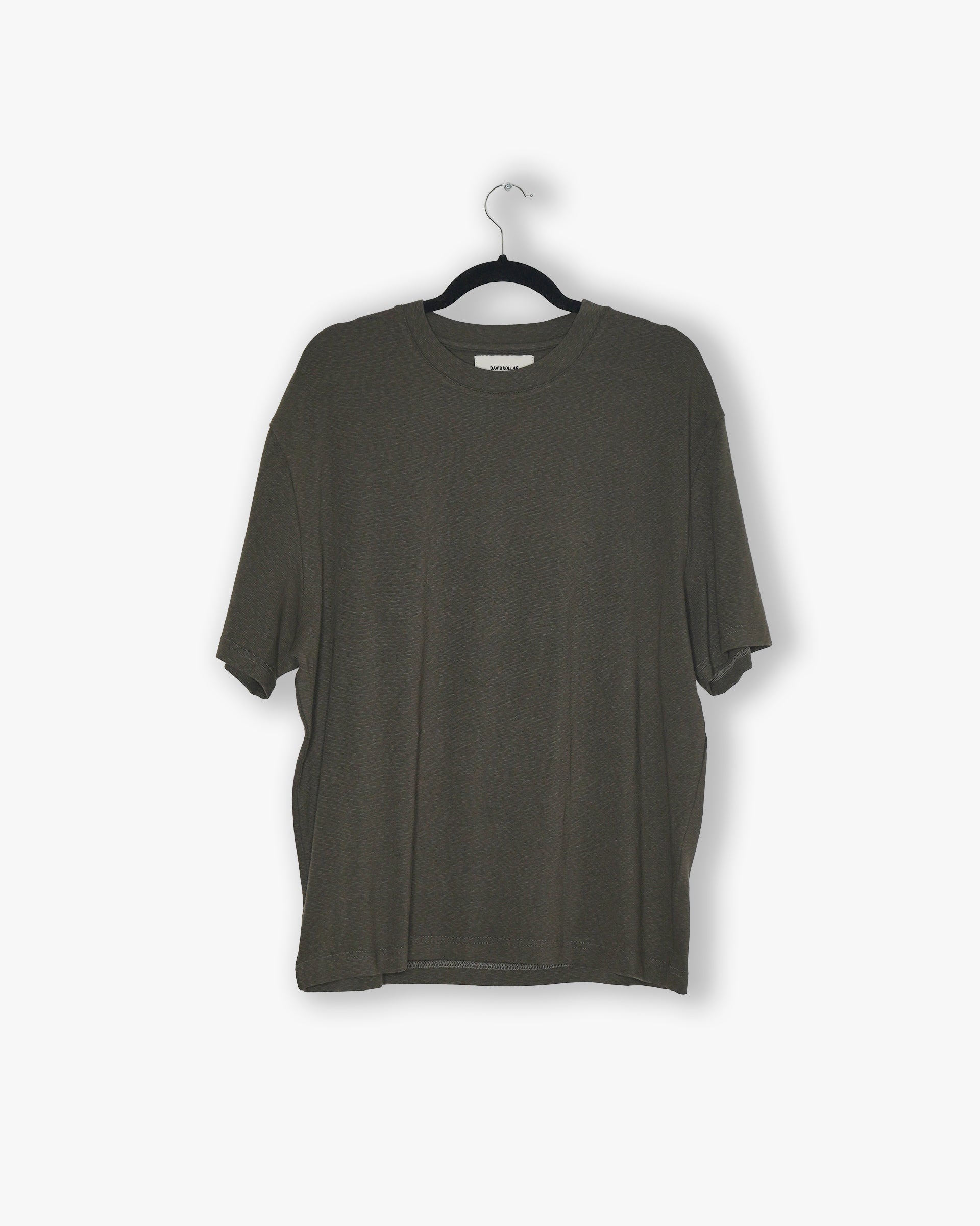 [#60] : Cropped Fitted T-Shirt – Dark Grey – L