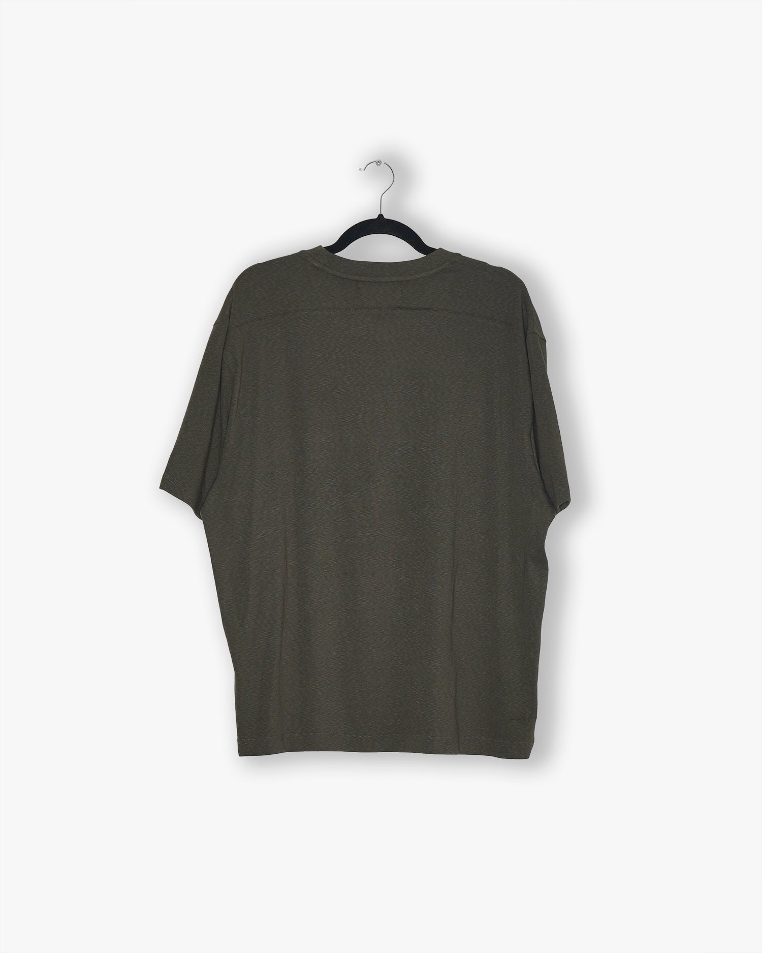 [#60] : Cropped Fitted T-Shirt – Dark Grey – L