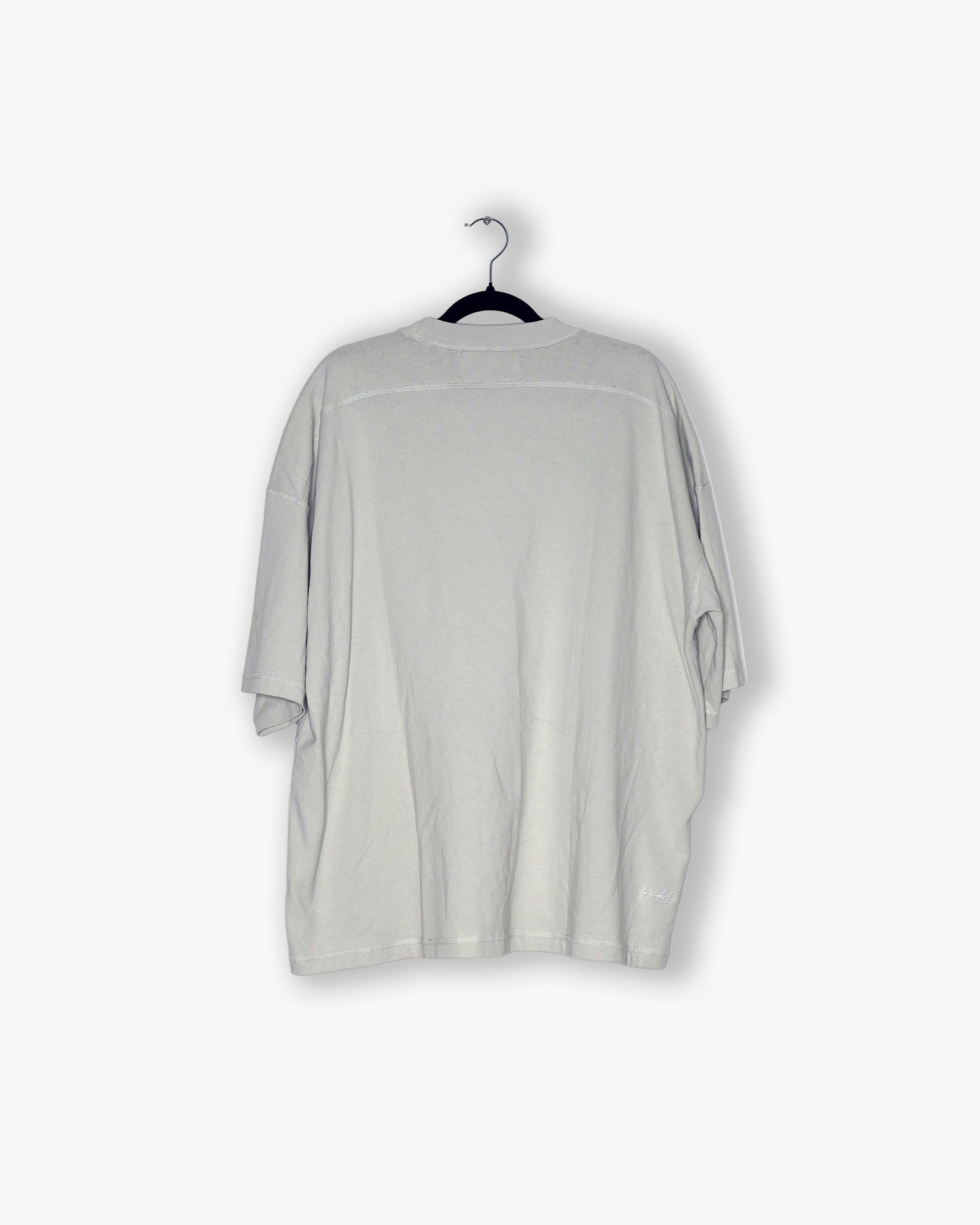 [#63] : Cropped Relaxed T-Shirt – Everest White – L