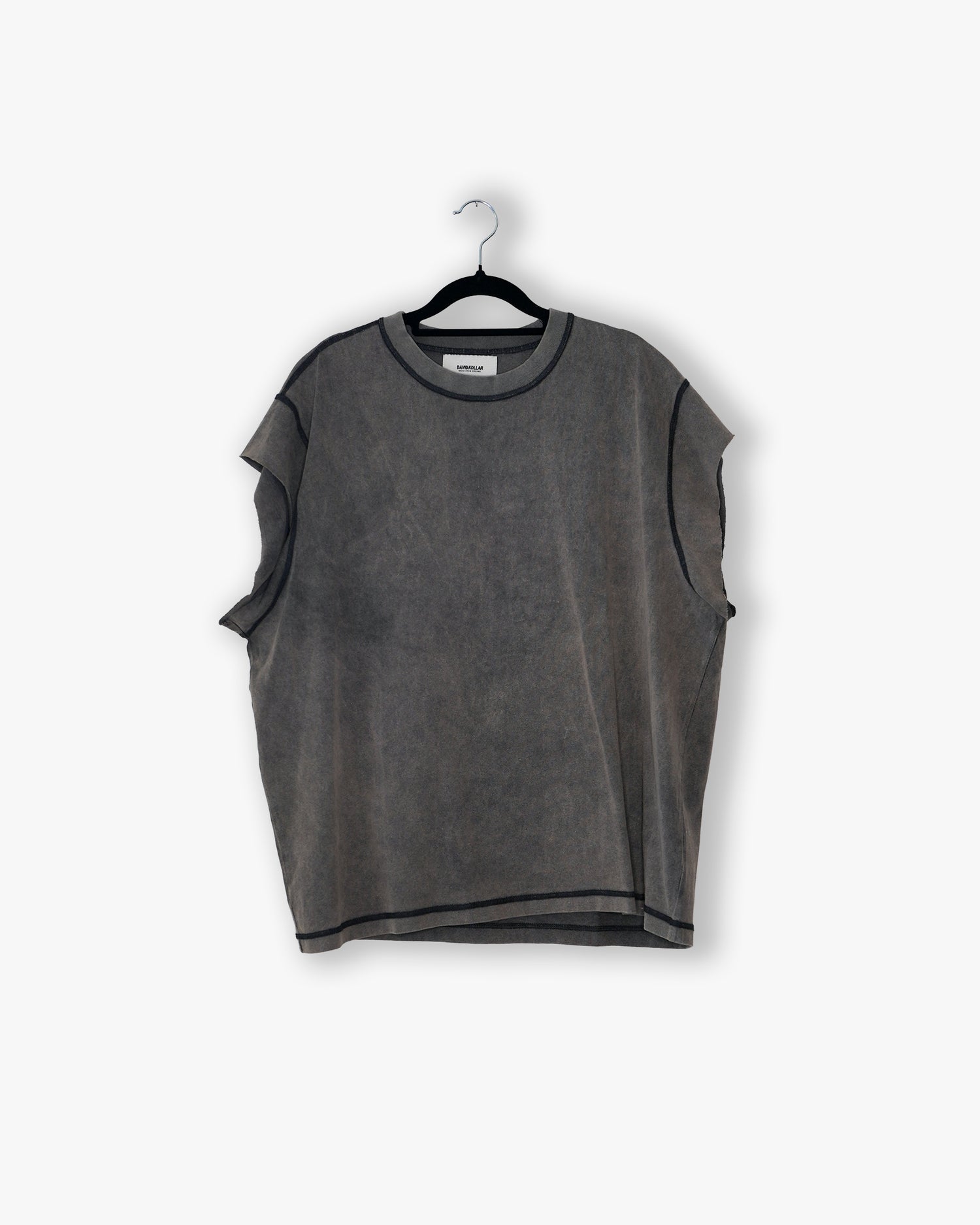 [#71] : Cut Off Tank – Vintage Grey – L