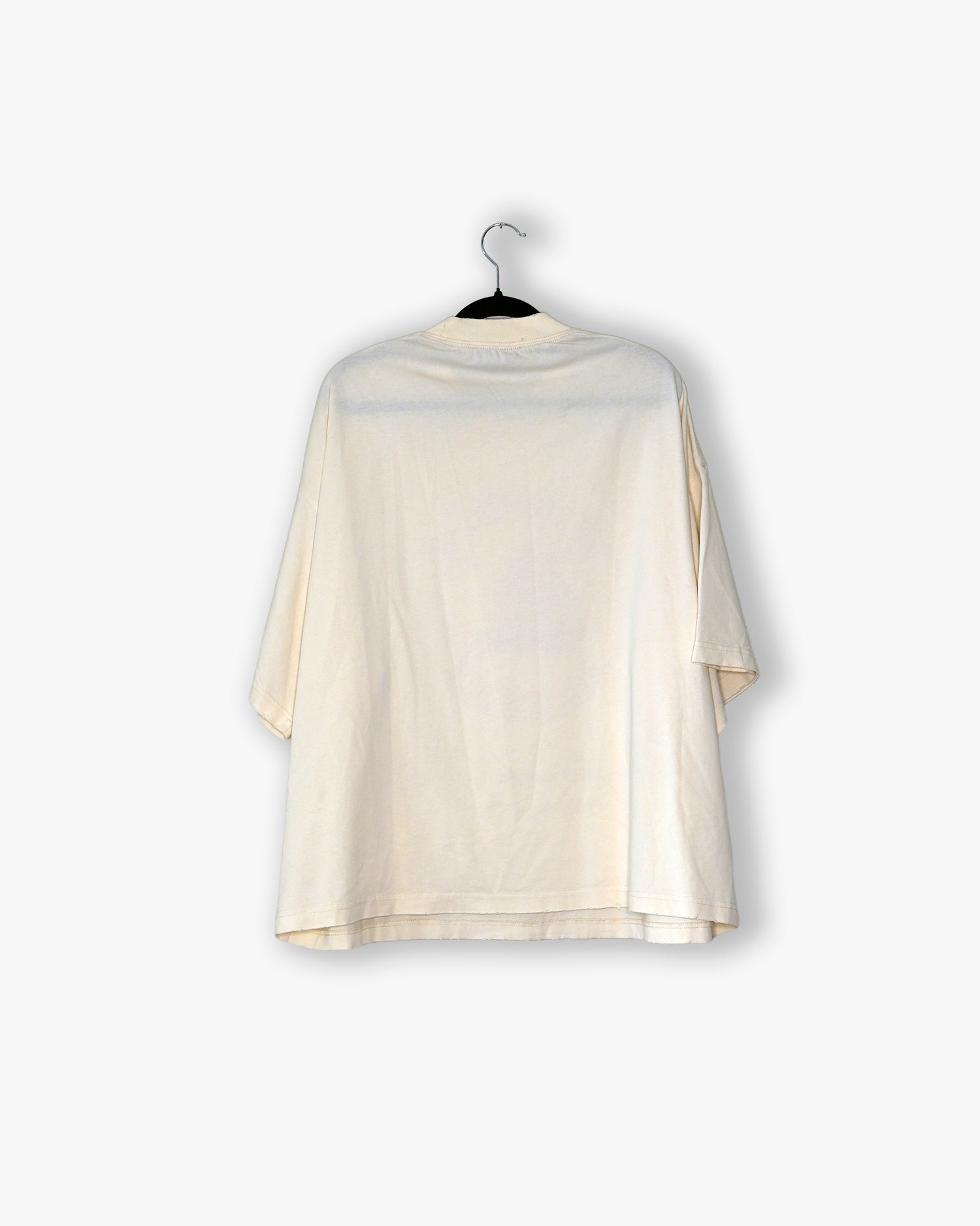 [#73] : Heartbreak Hotel Cropped Vintage Oversized Tee – Off White – L