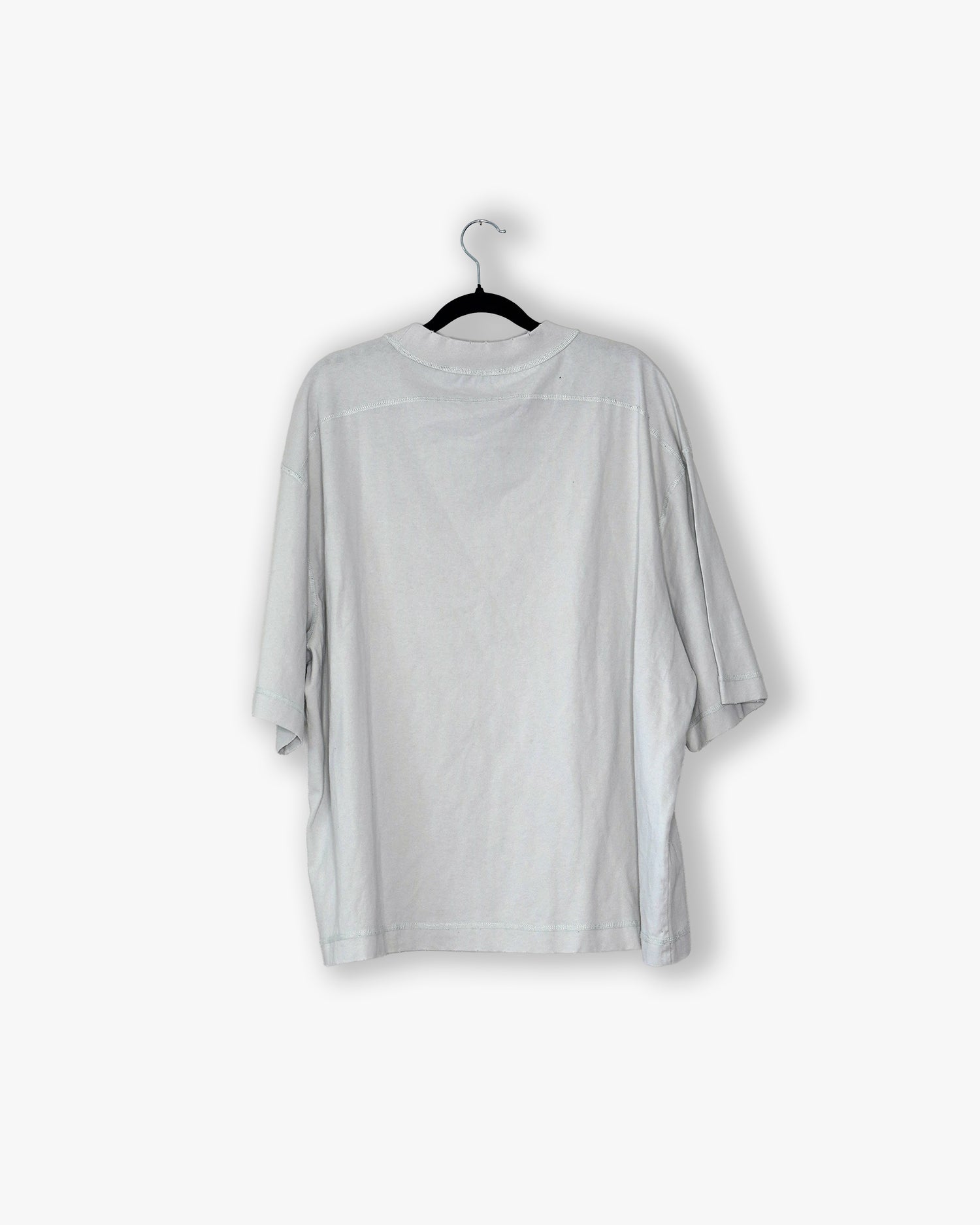 [#78] : Cropped Relaxed T-Shirt – Everest White – L