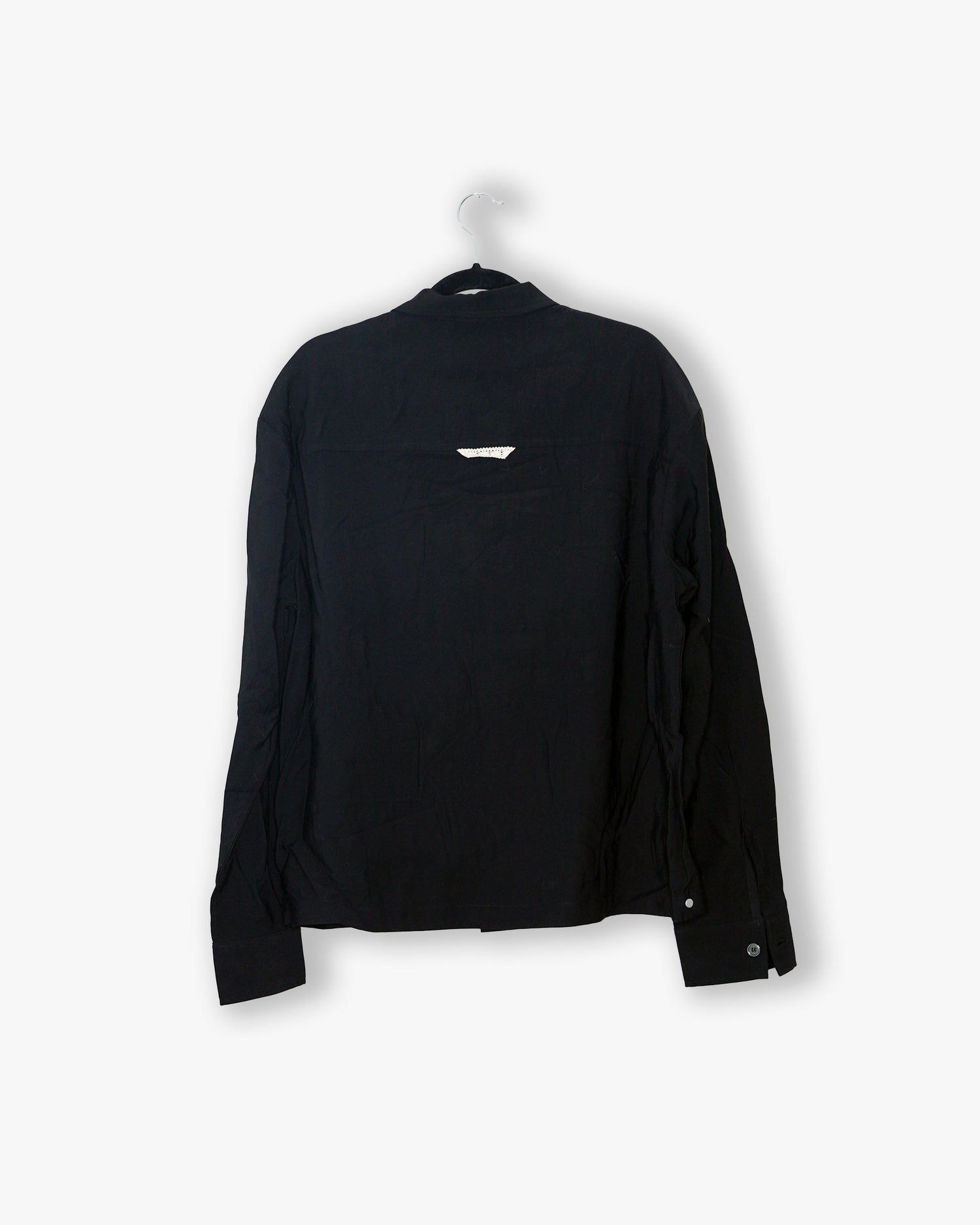 [#87] : Longsleeve Button Up Shirt – Black – L