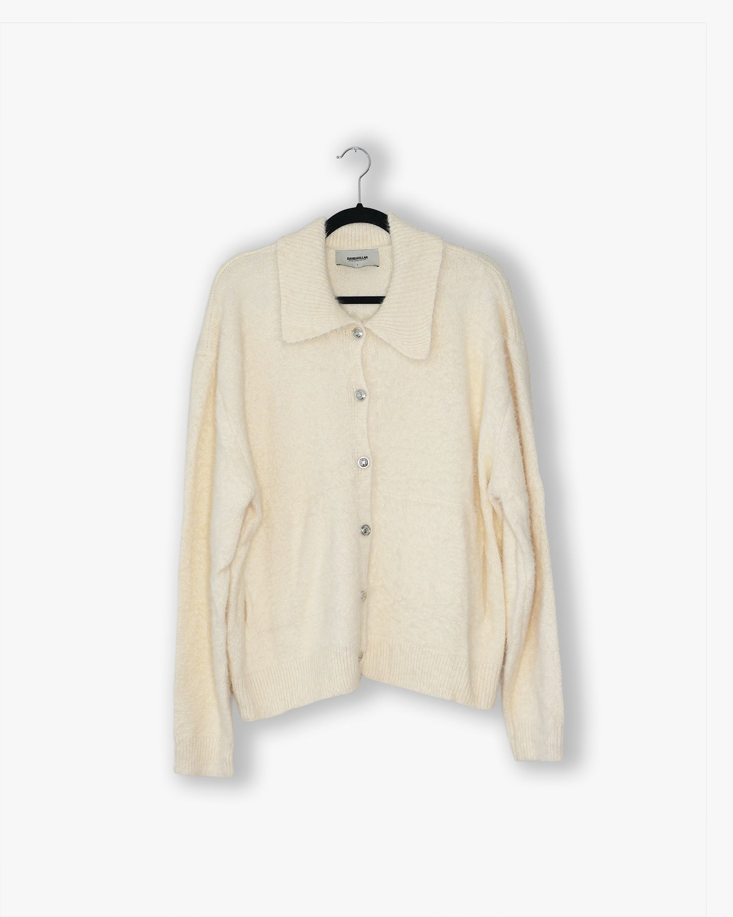[#89] : Knit Cardigan – Off White – L