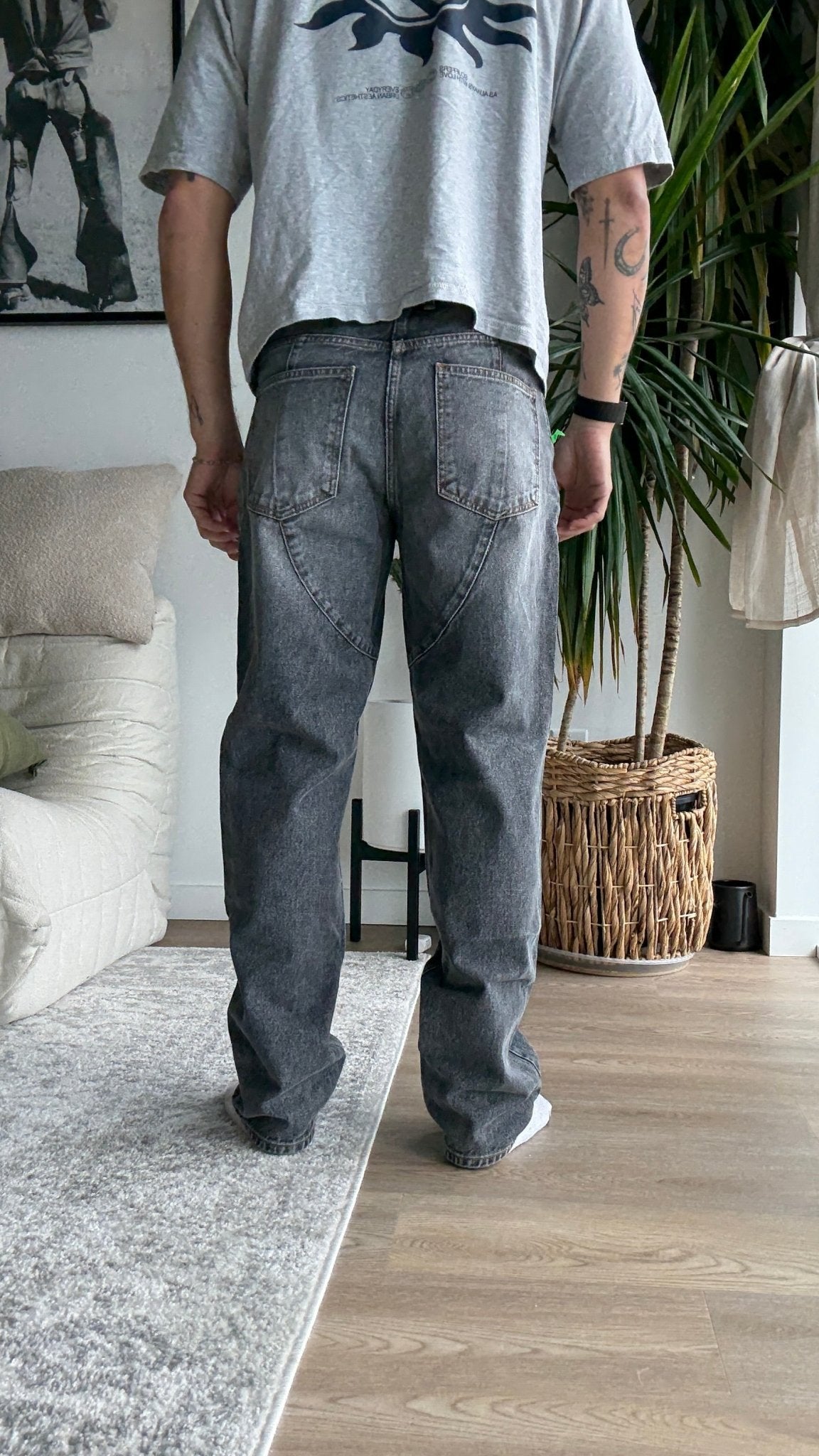[902] : Slim Fit Denim – Classic Grey – 32 - BDK