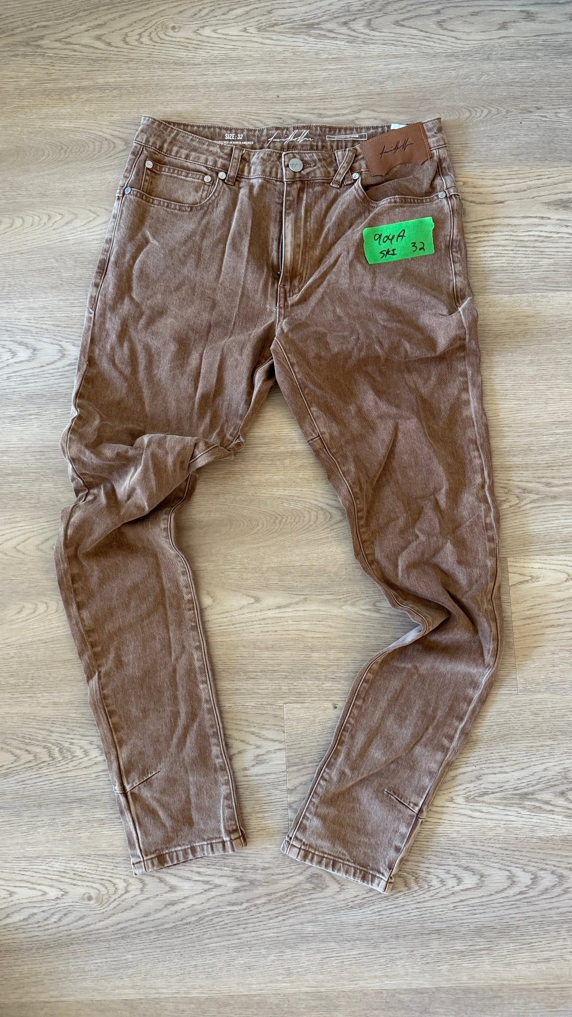 [904] : Skinny Fit Denim – Brown – 32 - BDK