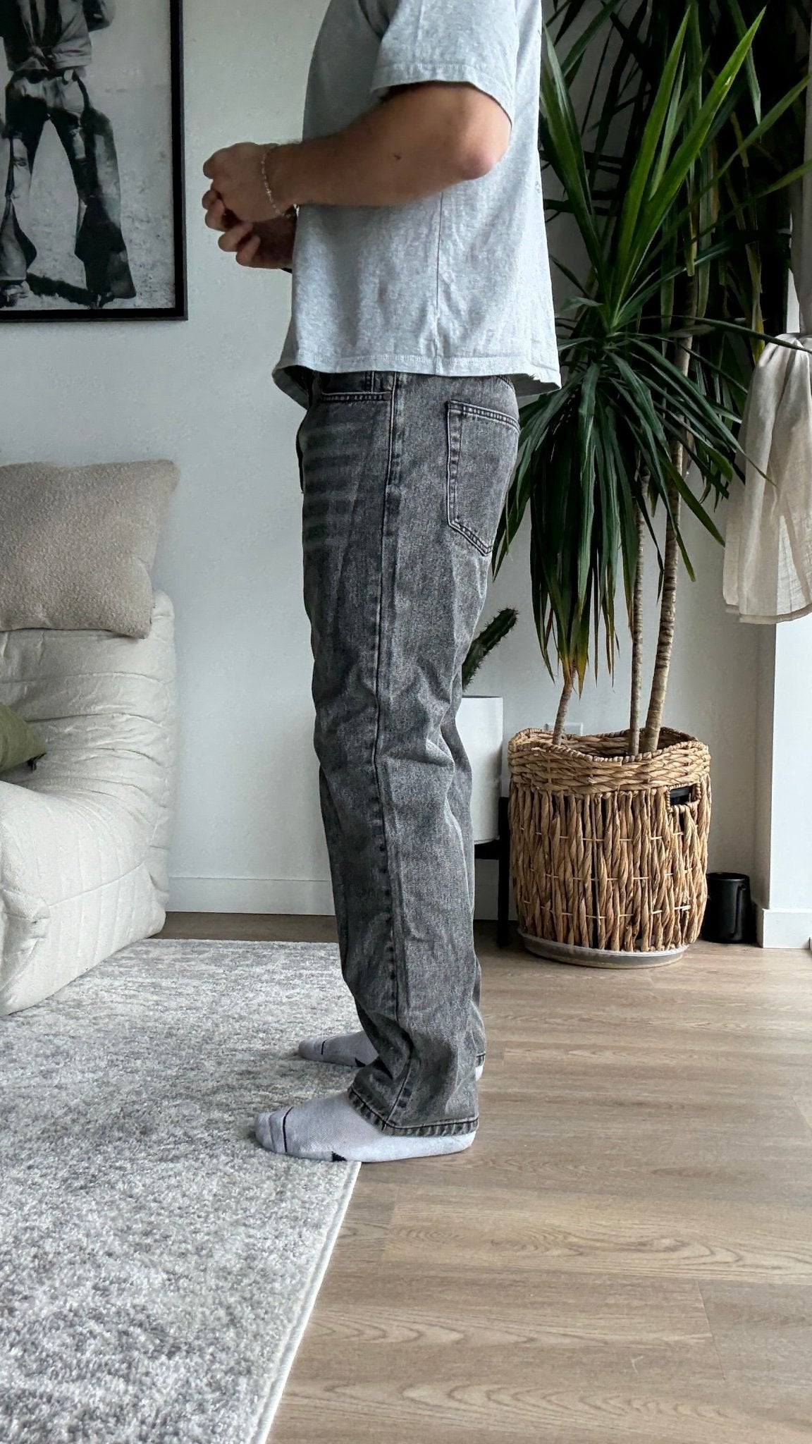 [905] : Slim Fit Denim - Whisker Grey - 32 - BDK