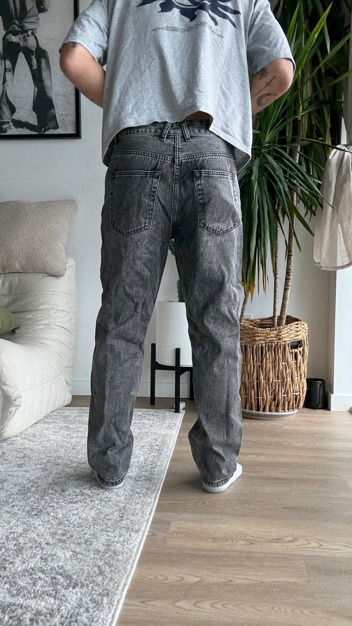 [905] : Slim Fit Denim - Whisker Grey - 32 - BDK