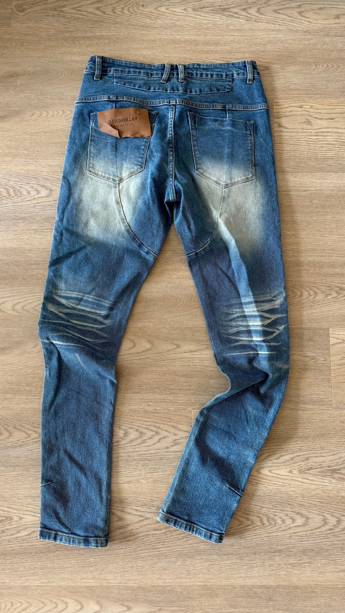 [907] : Skinny Fit Denim – Classic Whisker Blue – 32 - BDK