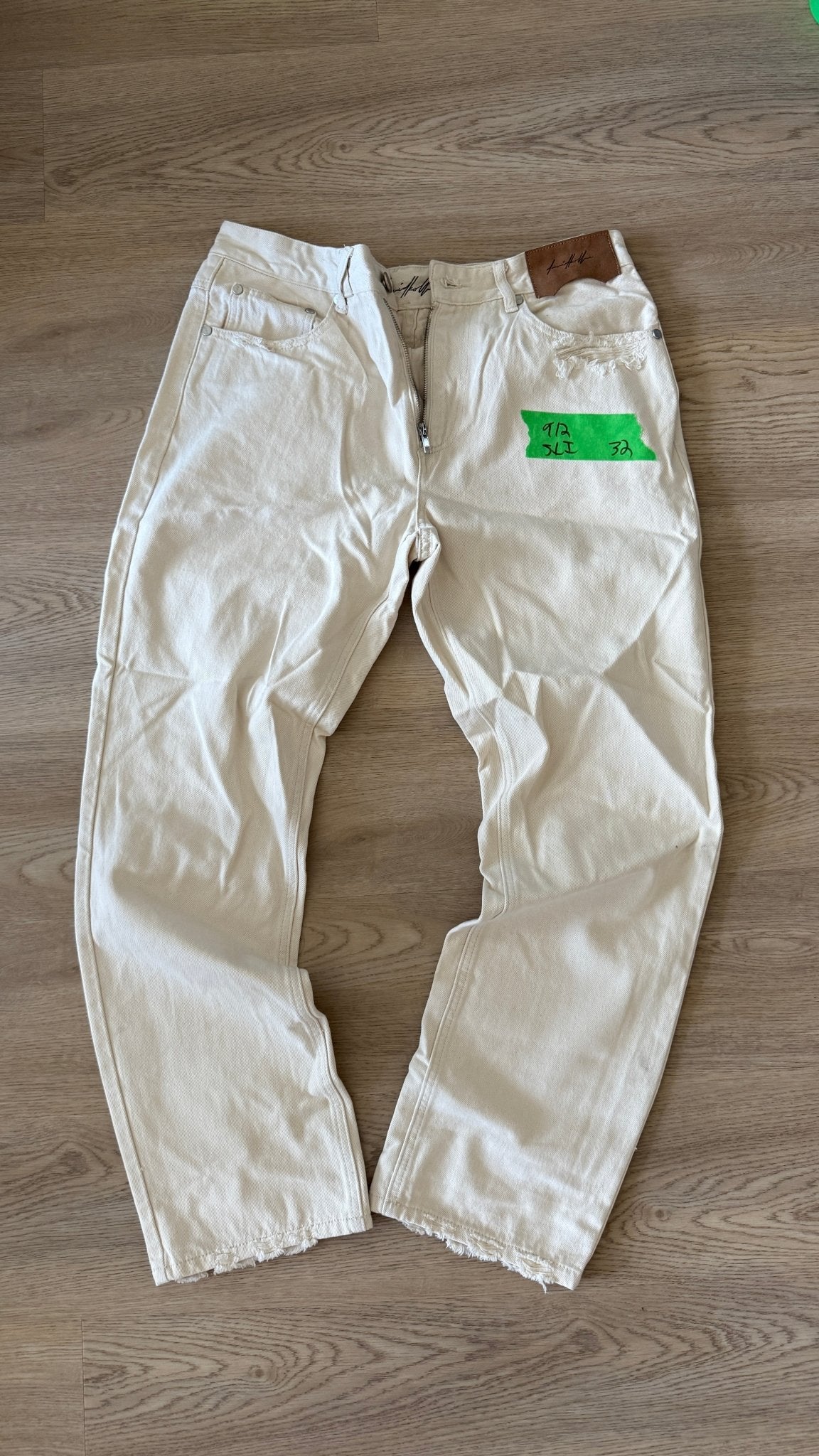 [912] : Slim Fit Denim - Off White - 32 - BDK