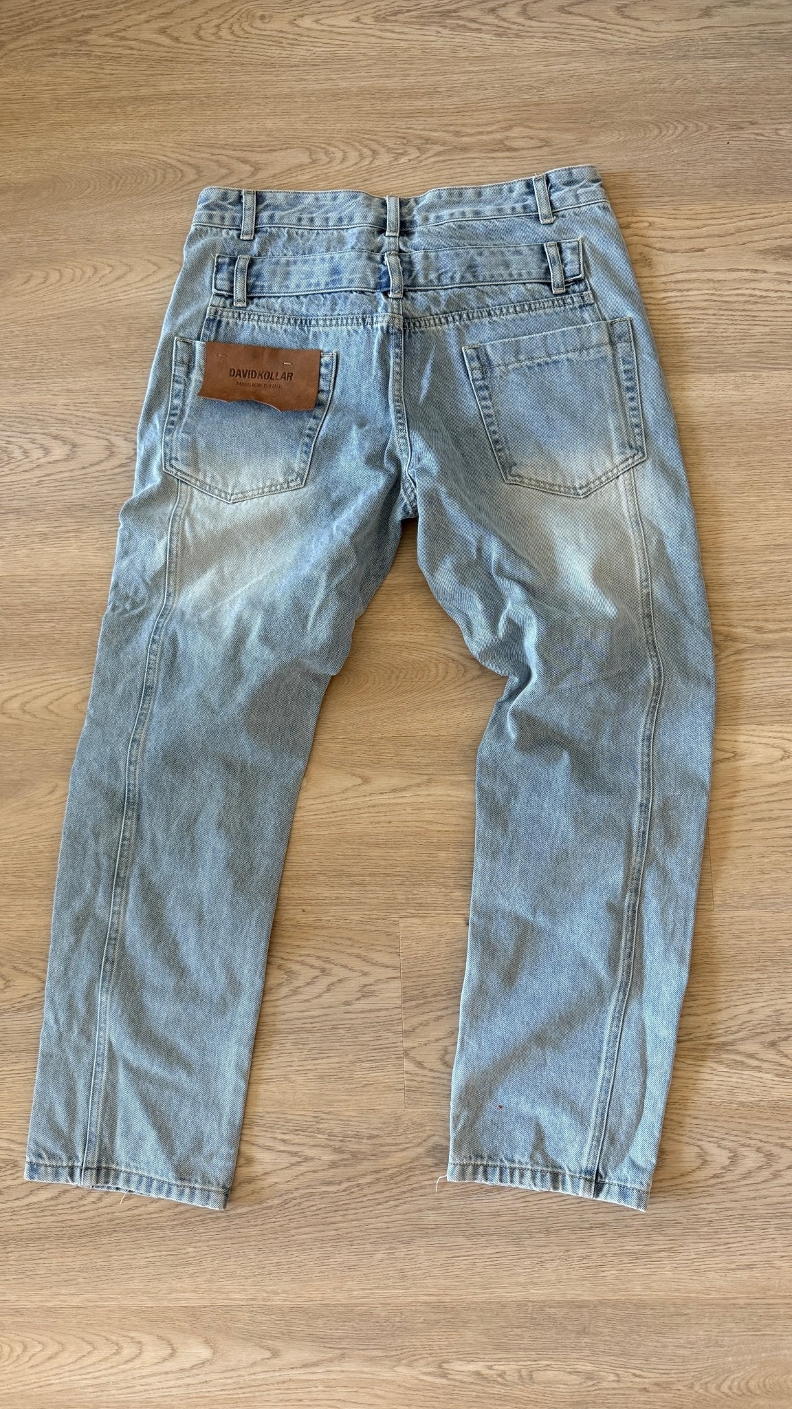 [914] : Slim Fit Denim - Whisker Classic Blue - 32 - BDK