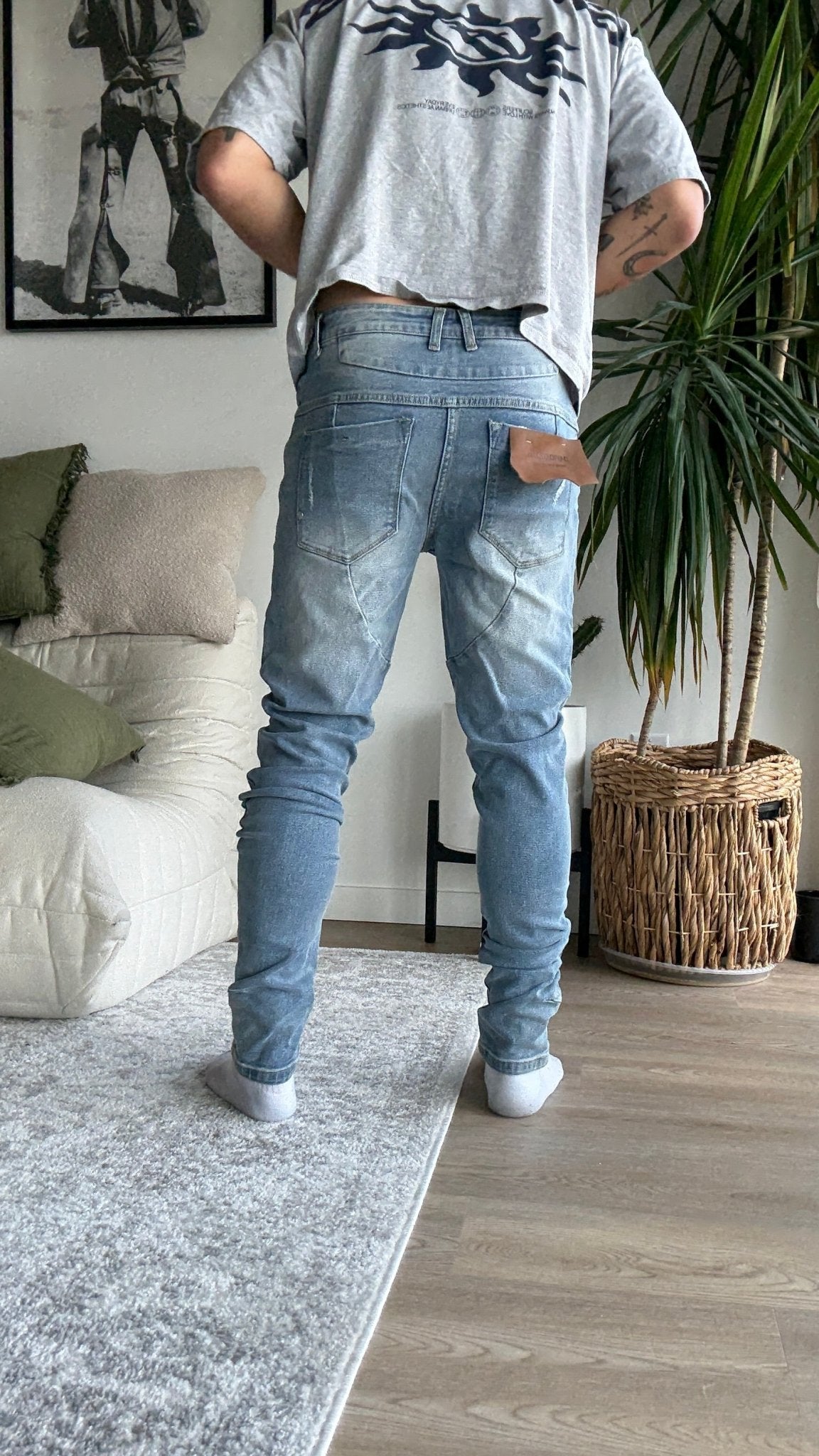 [916] : Skinny Fit Denim – Blue – 32 - BDK