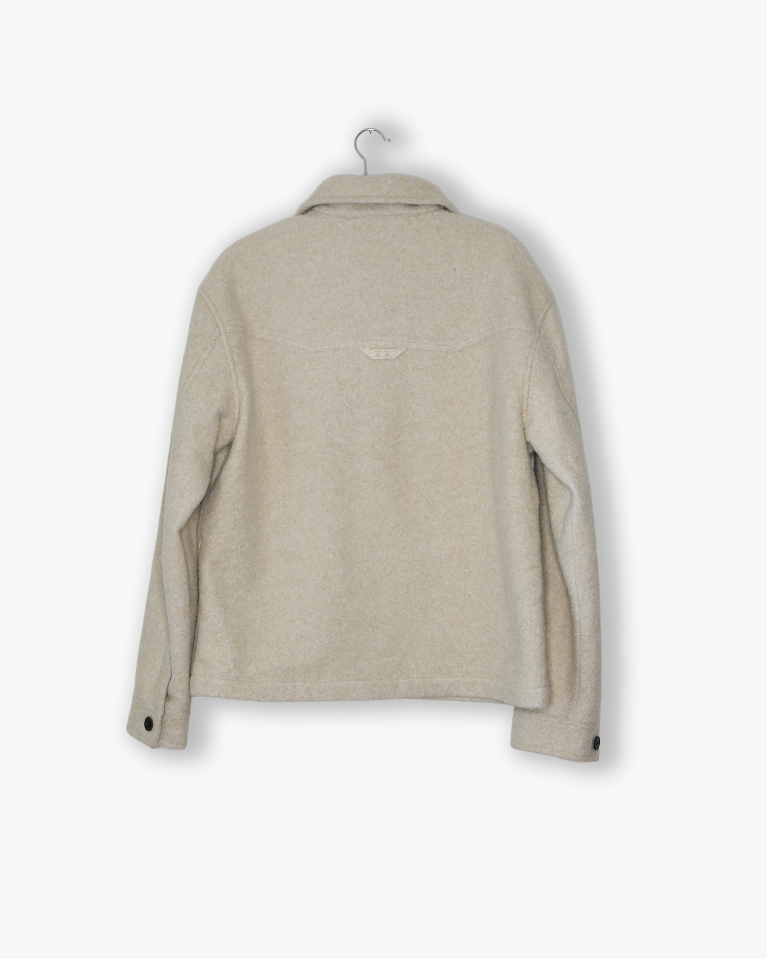 [#96] : Wool Overshirt – Off White – M