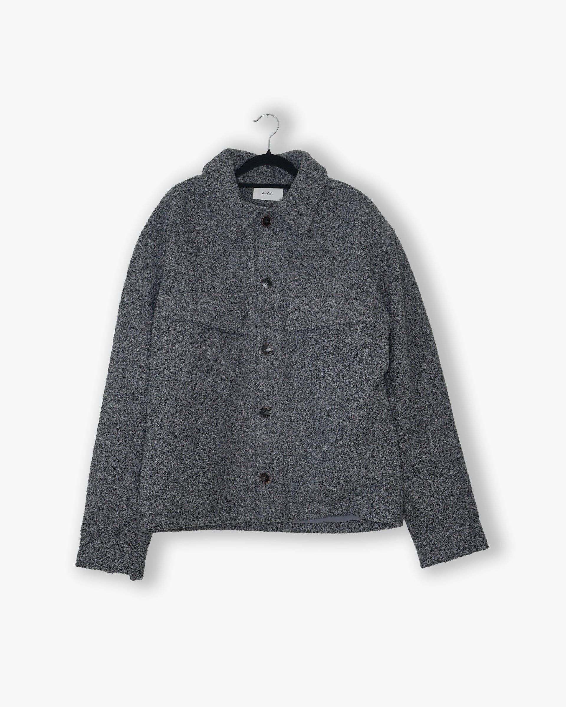 [#98] : Wool Overshirt – Grey – M