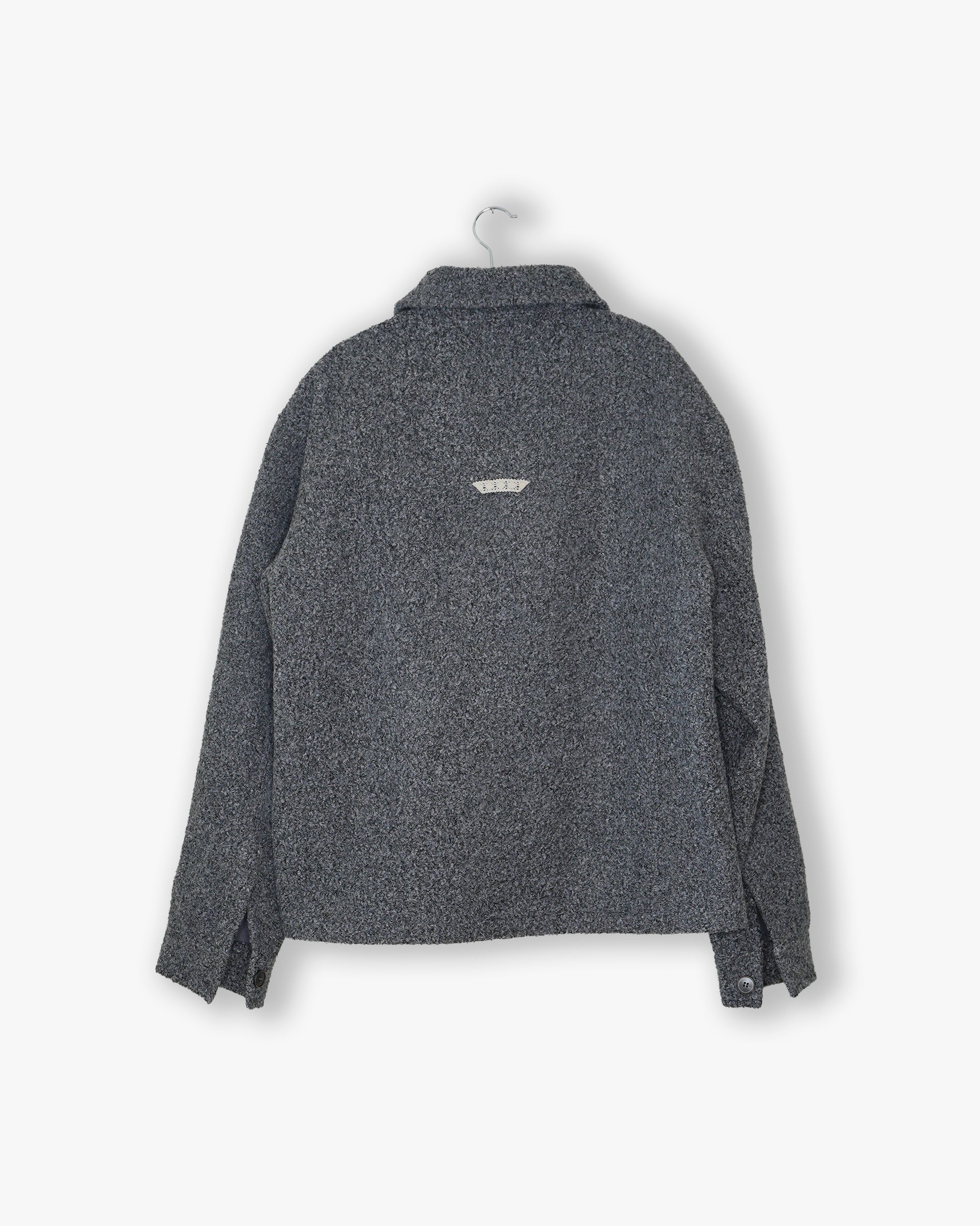 [#98] : Wool Overshirt – Grey – M