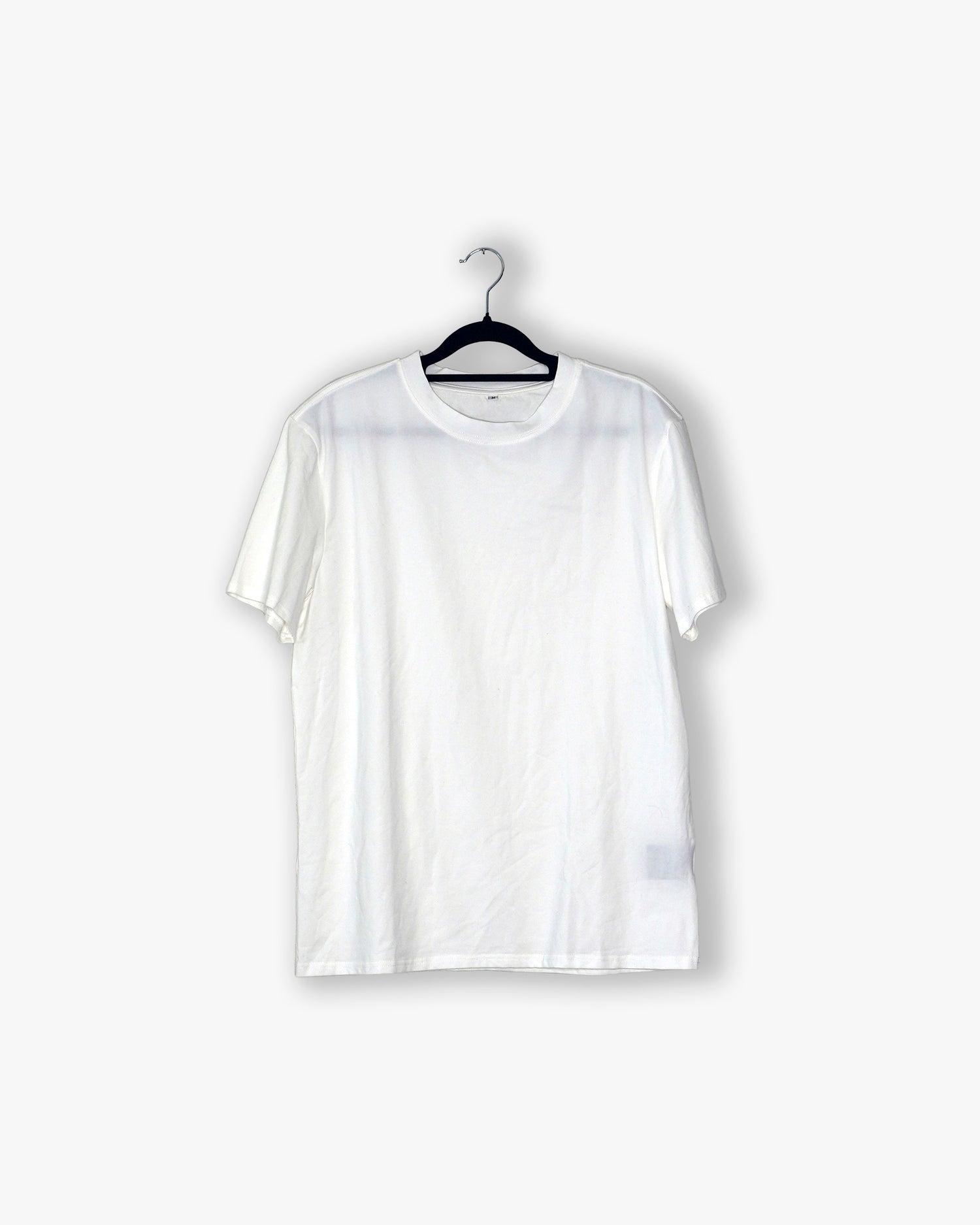 [#99] : Cropped Fitted Tee – White – M