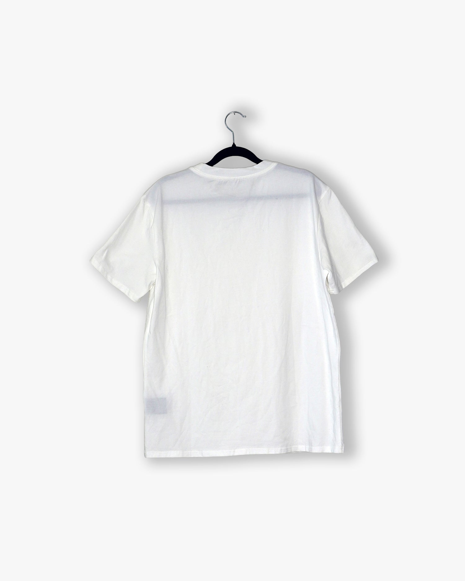 [#99] : Cropped Fitted Tee – White – M