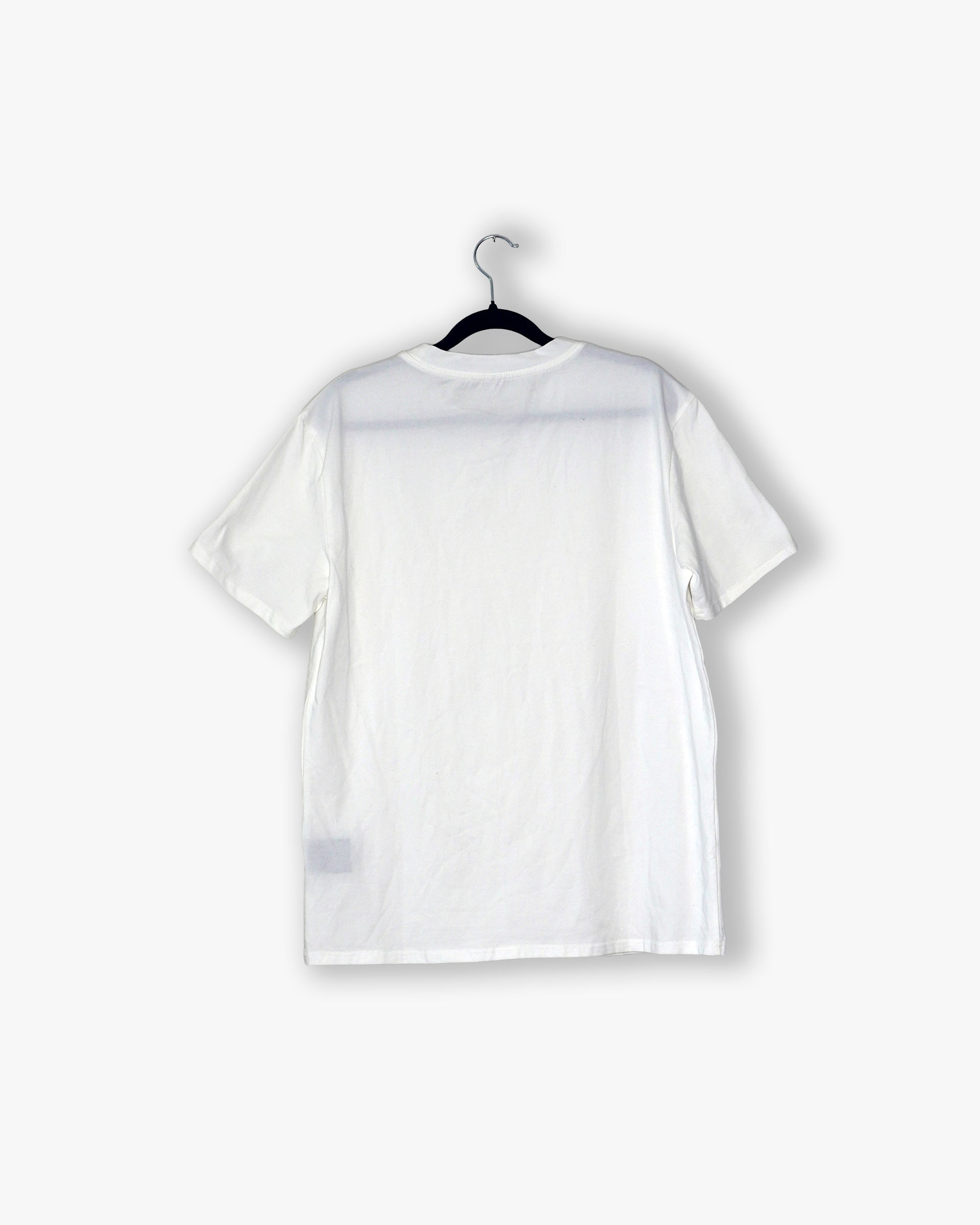[#99] : Cropped Fitted Tee – White – M