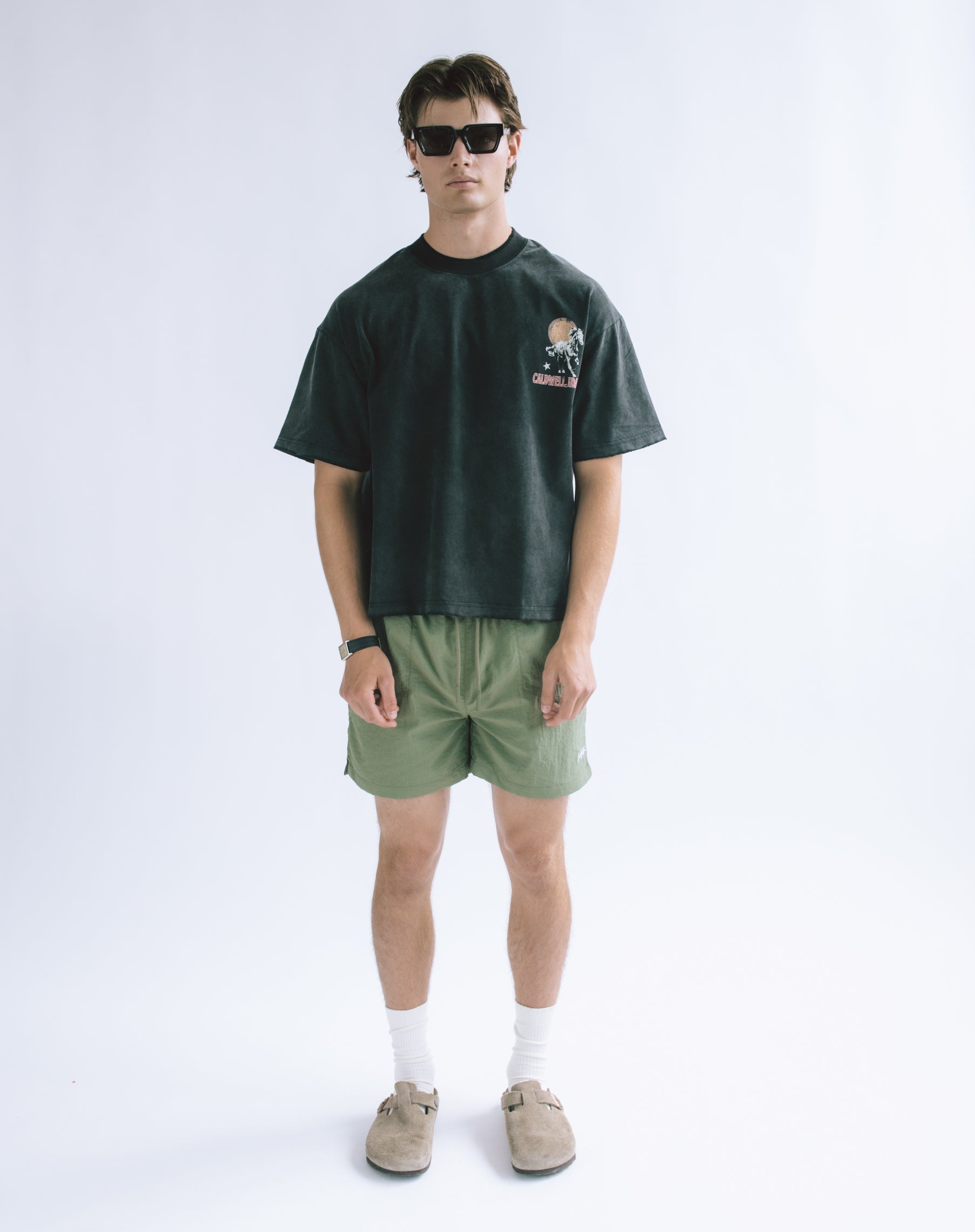 The Breeze Shorts : Pastal Green