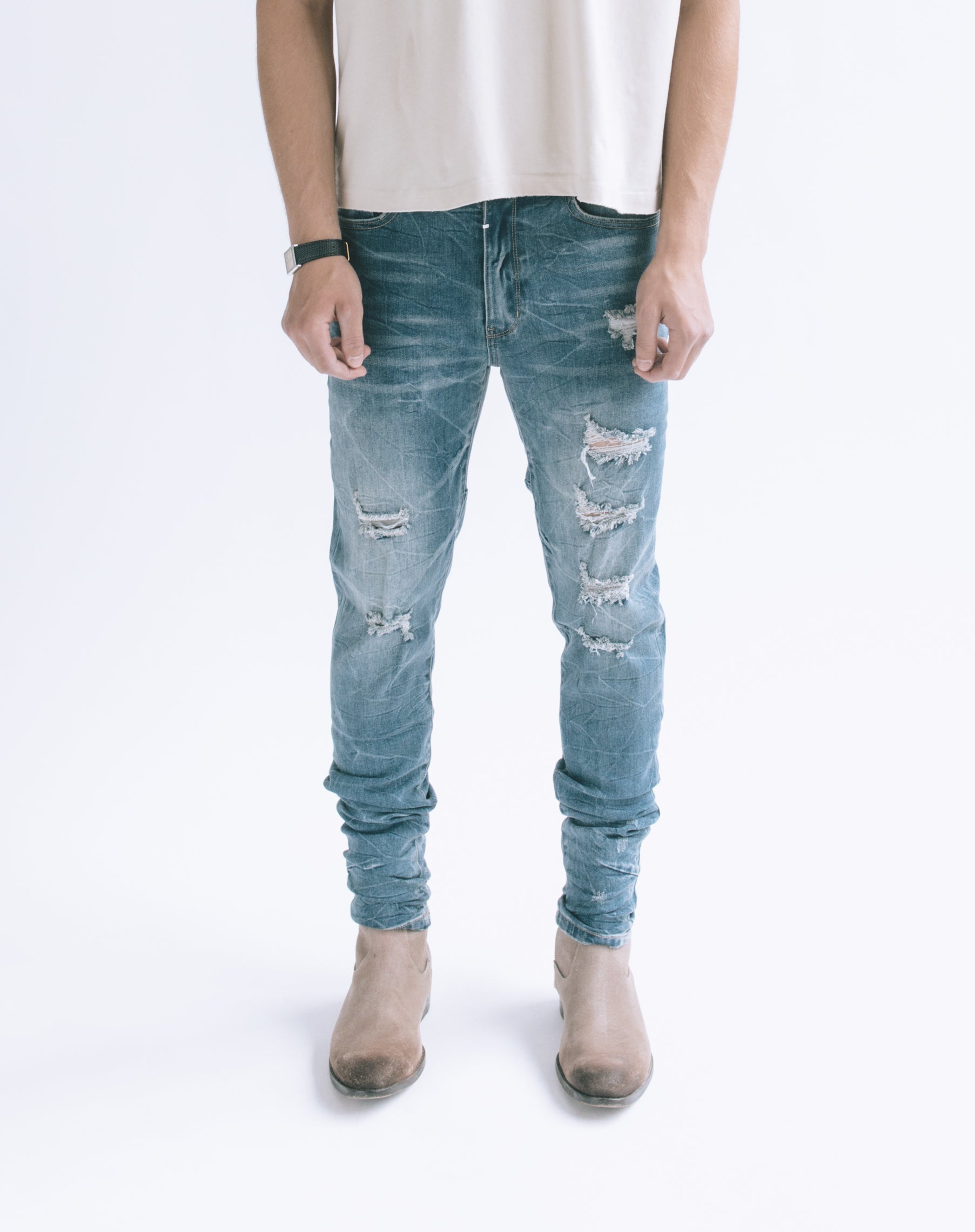 Skinny Cut Denim: Midnight Blue