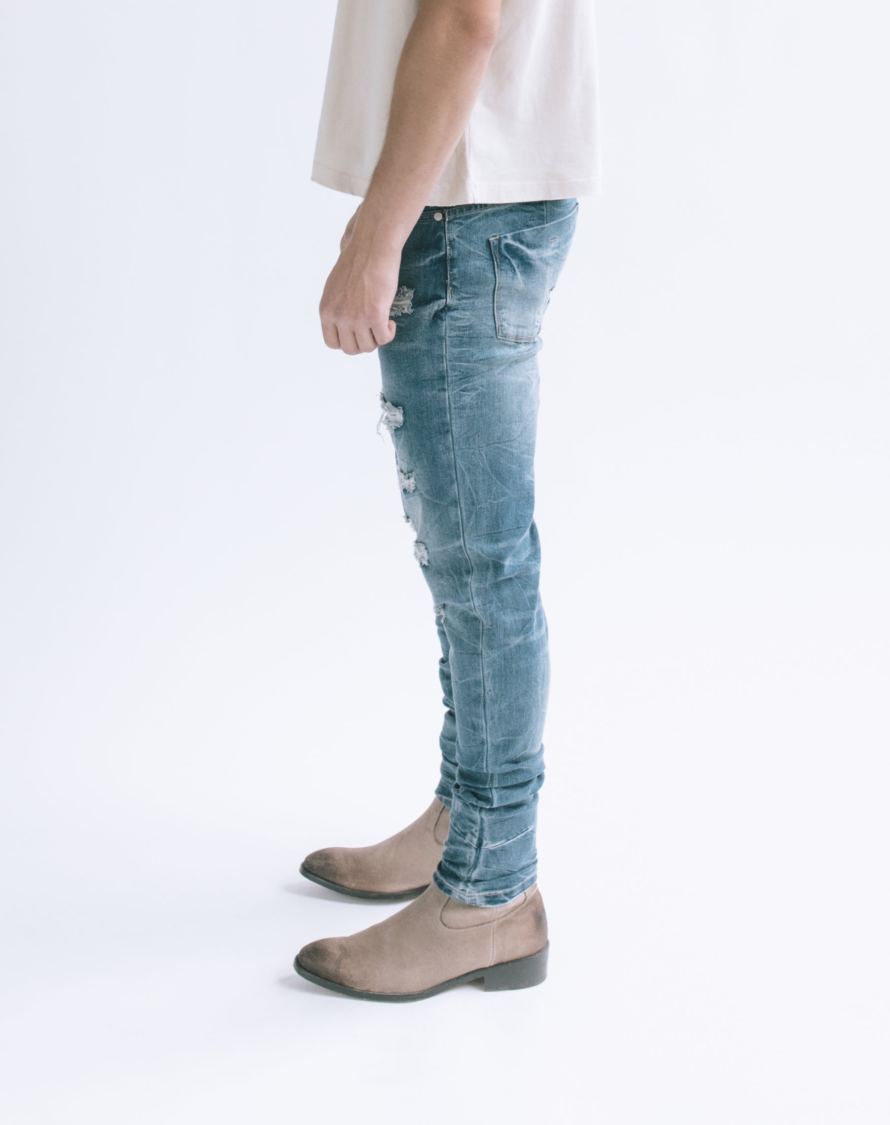 Skinny Cut Denim: Midnight Blue