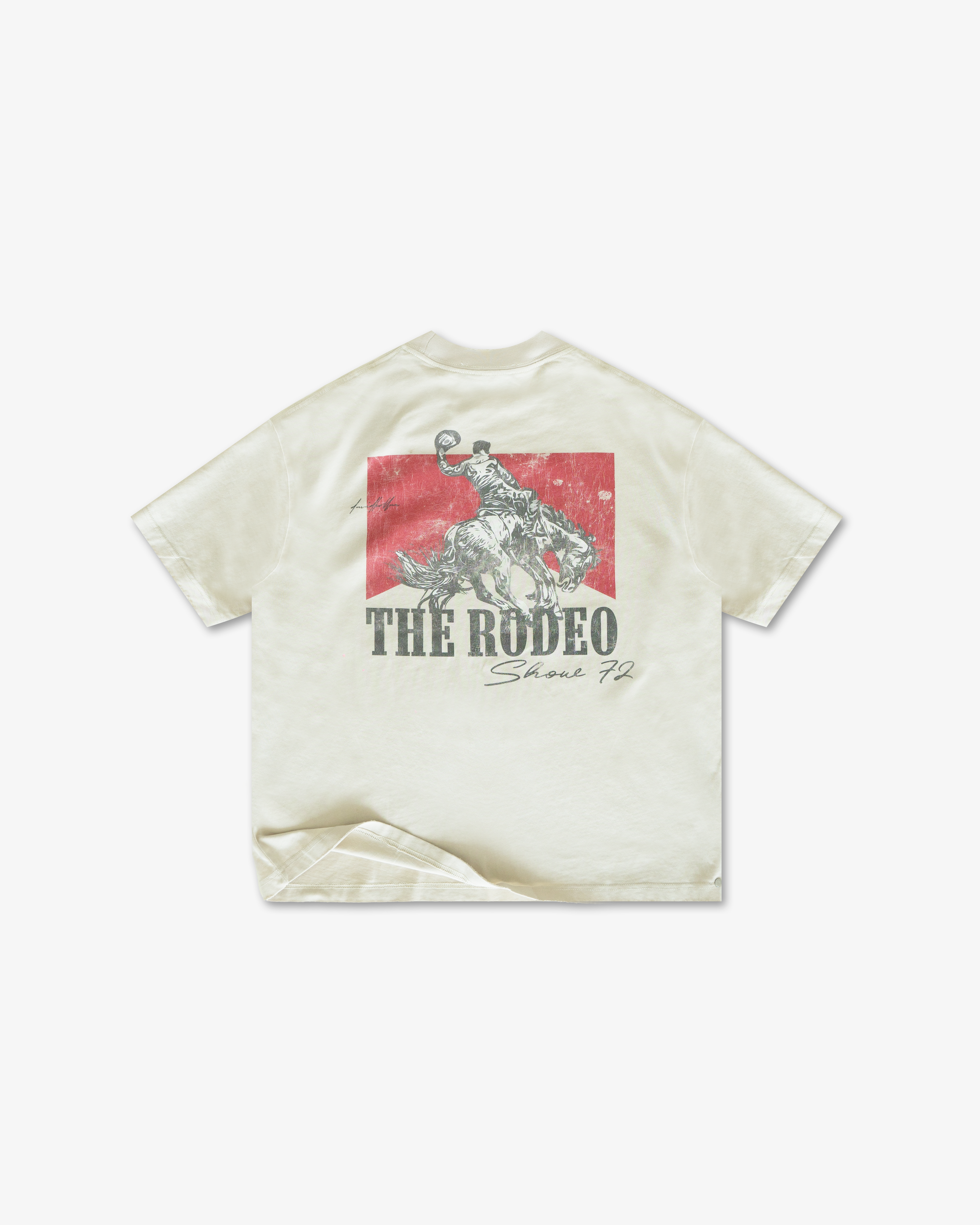 The Rodeo Show Crop Tee : Off White