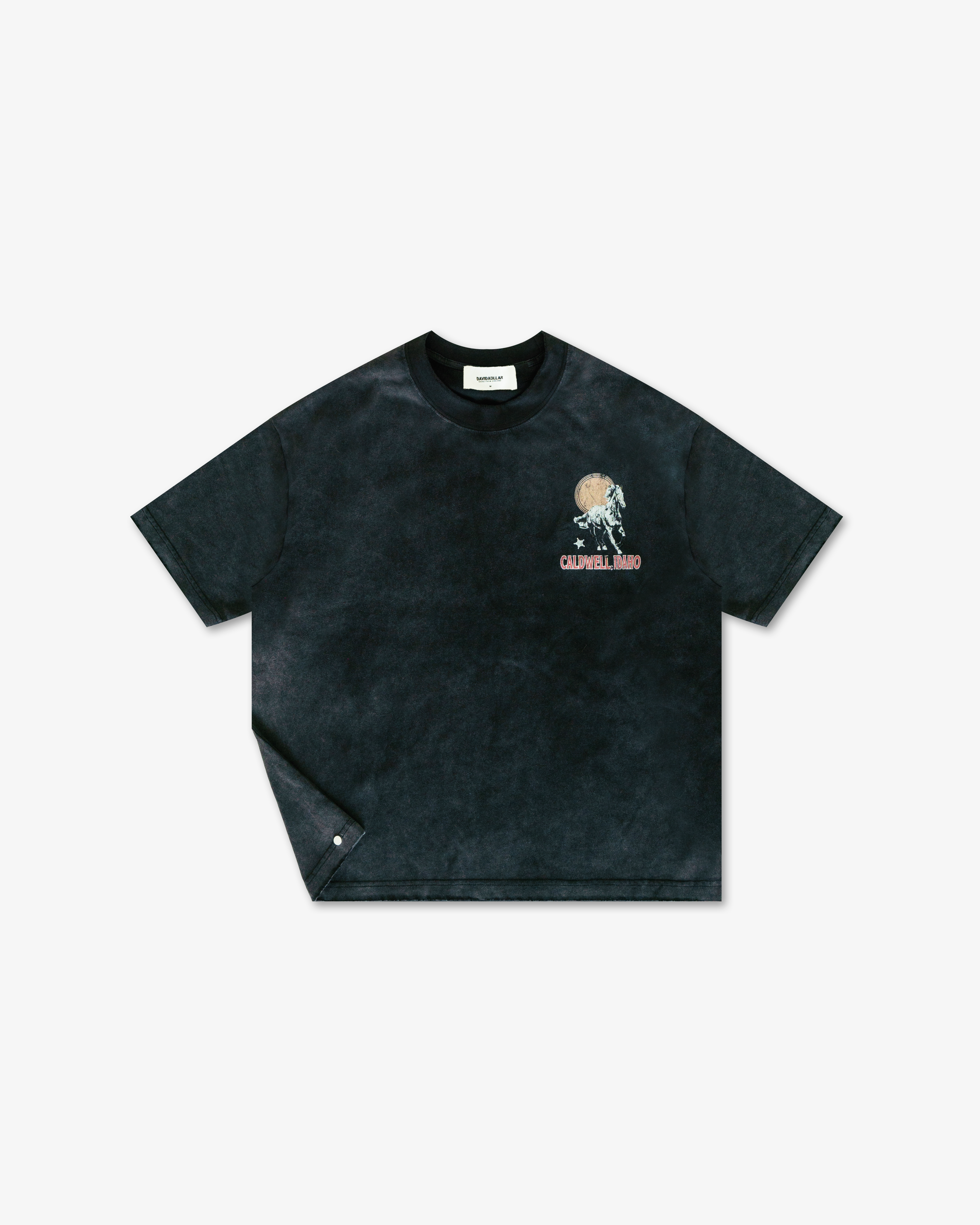 The Caldwell Ranch Crop Tee : Vintage Black