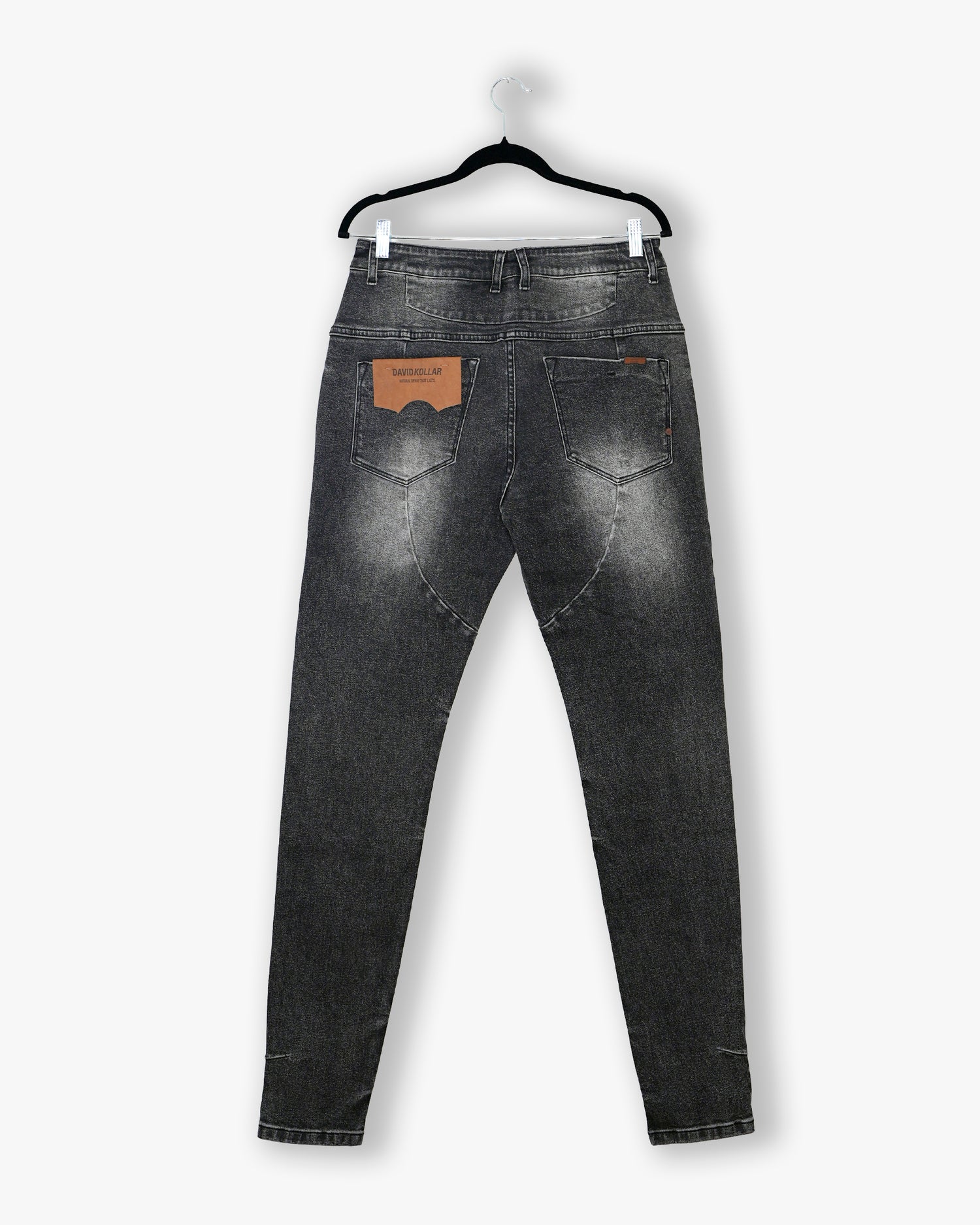 [#117] : Skinny Fit Denim – Whisker Black – 32